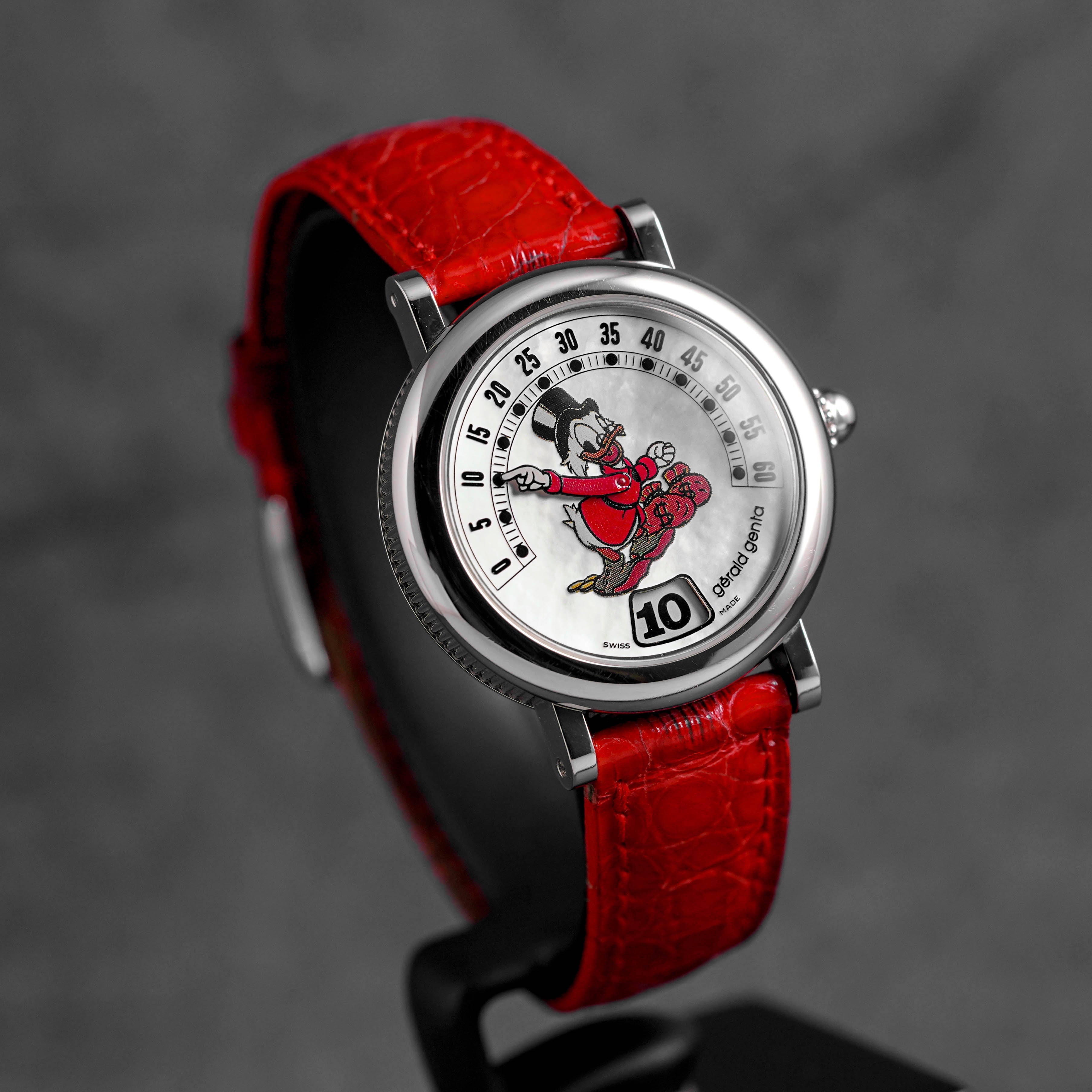 RETRO DISNEY SCROOGE MCDUCK MOP DIAL (WATCH ONLY)