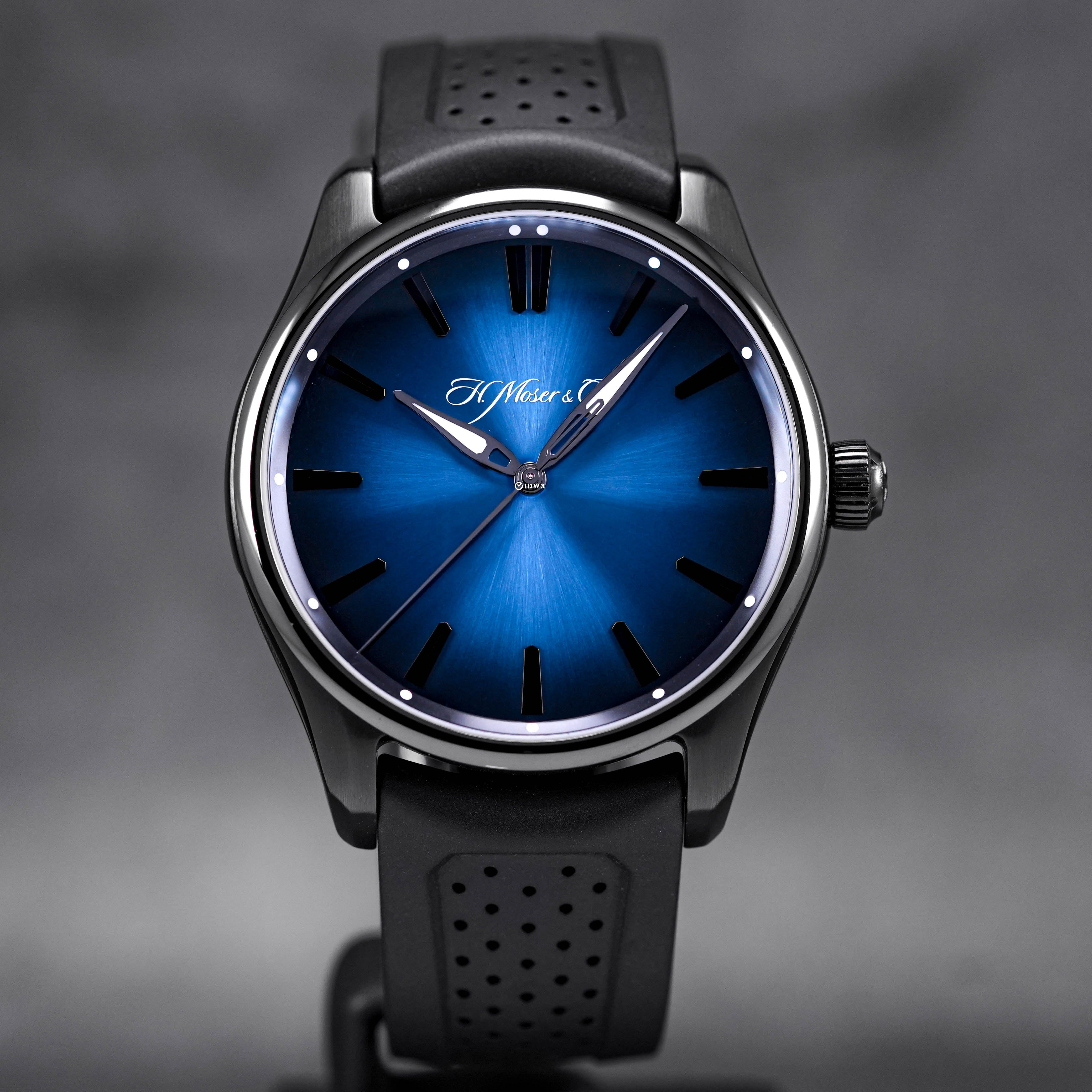 PIONEER CENTRE SECONDS STEEL DLC FUNKY BLUE FUME DIAL (2020)