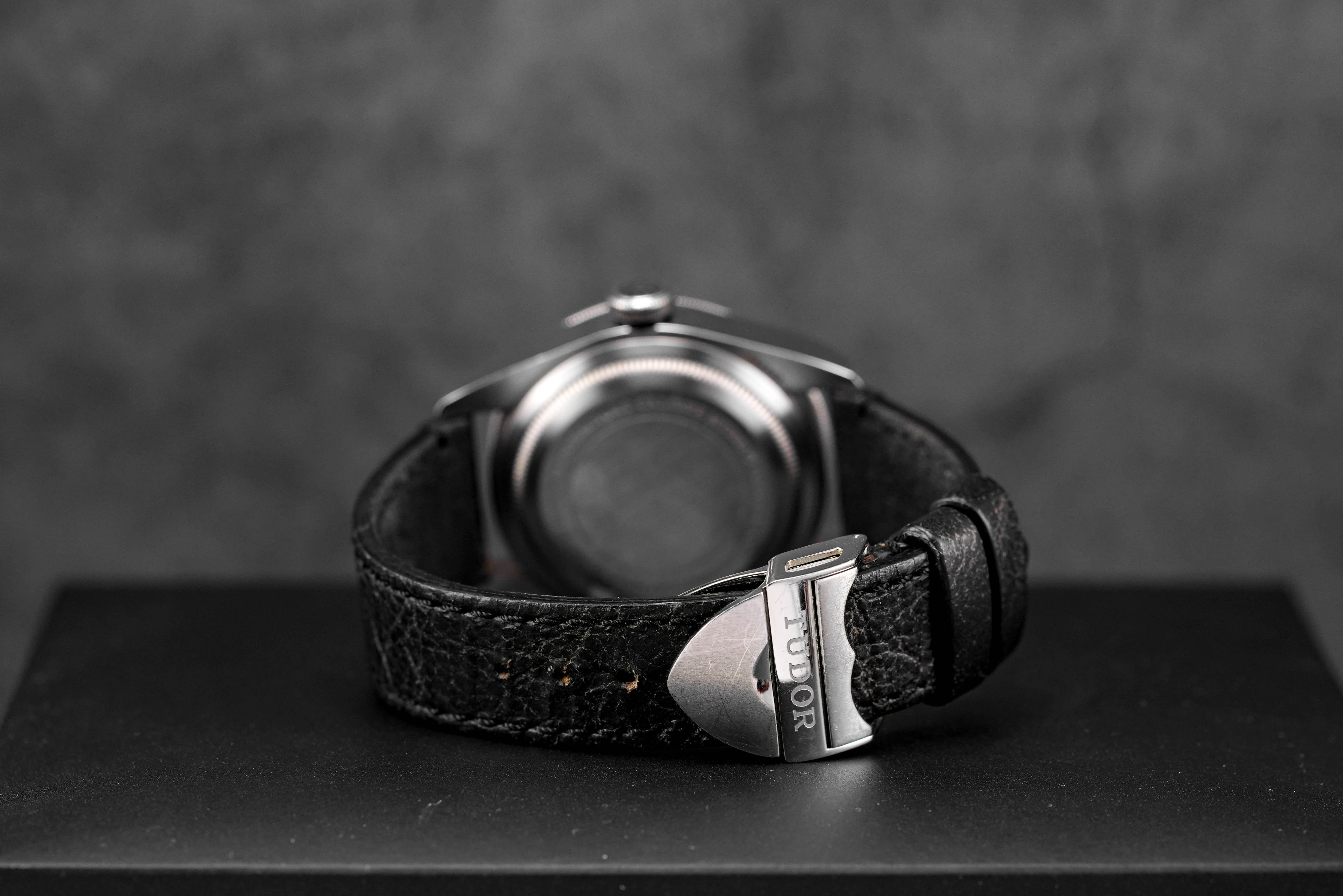 Bay 41 Tudor Leather Band TUDOR HERITAGE BLACK BAY 41 LEATHER