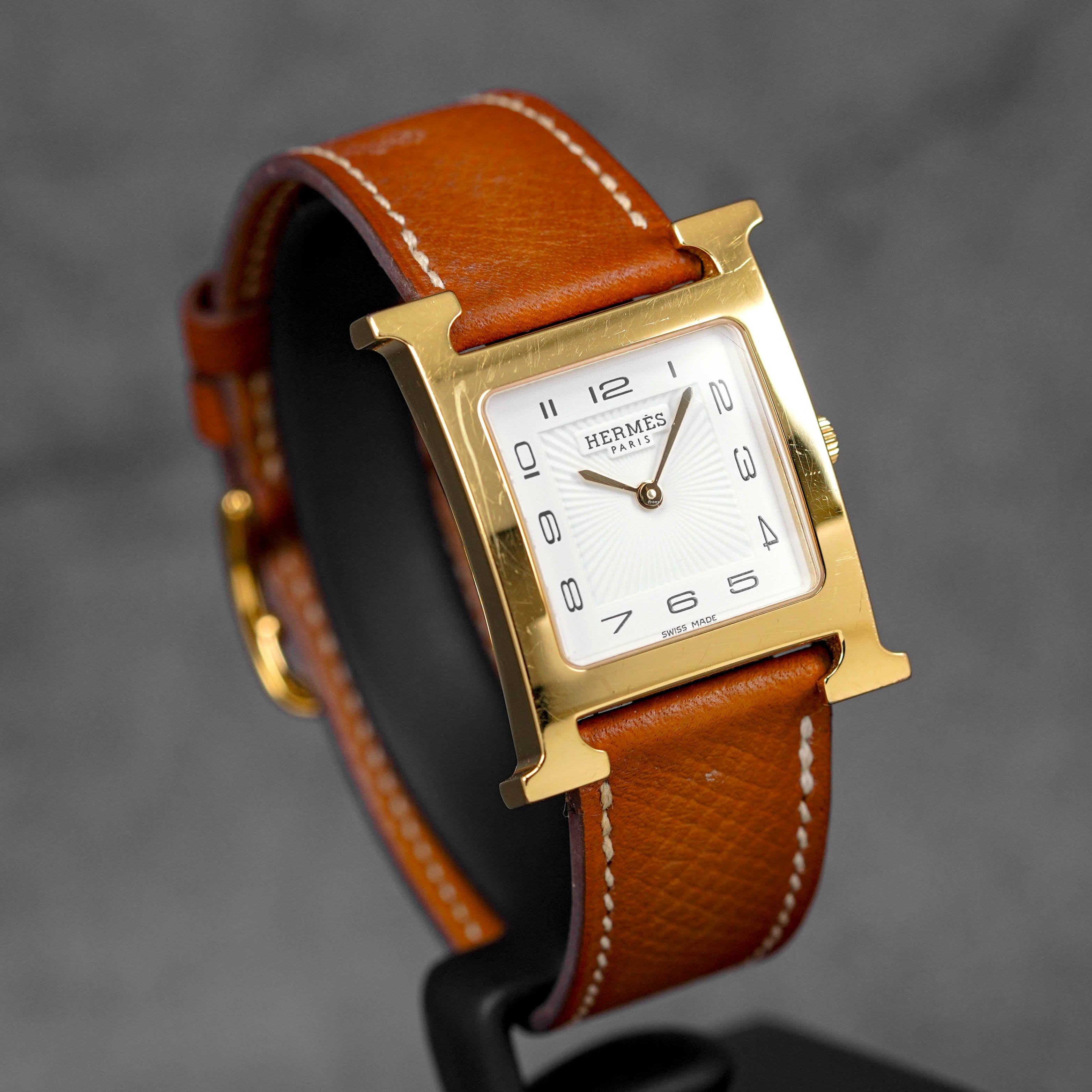 HEURE H LARGE YELLOWGOLD-PLATED STEEL WHITE DIAL (2019)