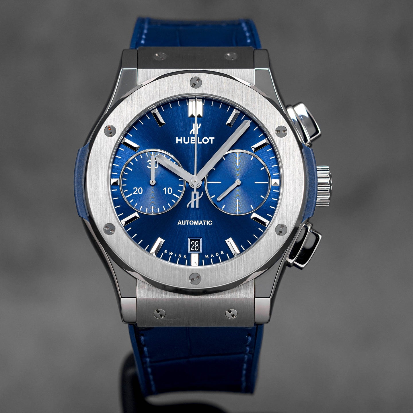 CLASSIC FUSION CHRONOGRAPH 45MM TITANIUM BLUE (2022)