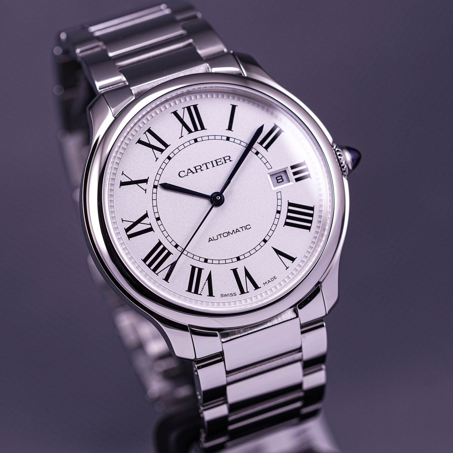 RONDE MUST DE CARTIER STEEL WHITE DIAL (2022)