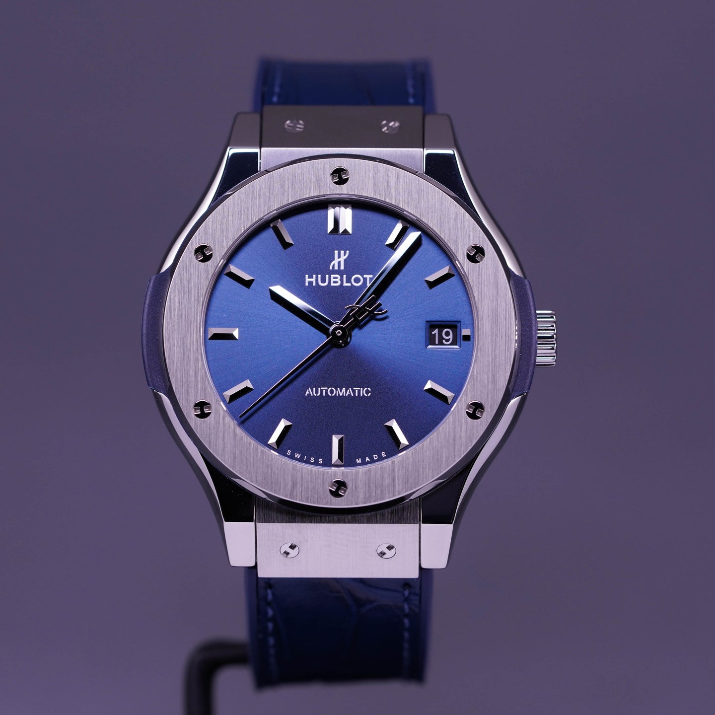 CLASSIC FUSION 38MM TITANIUM BLUE DIAL (2021)