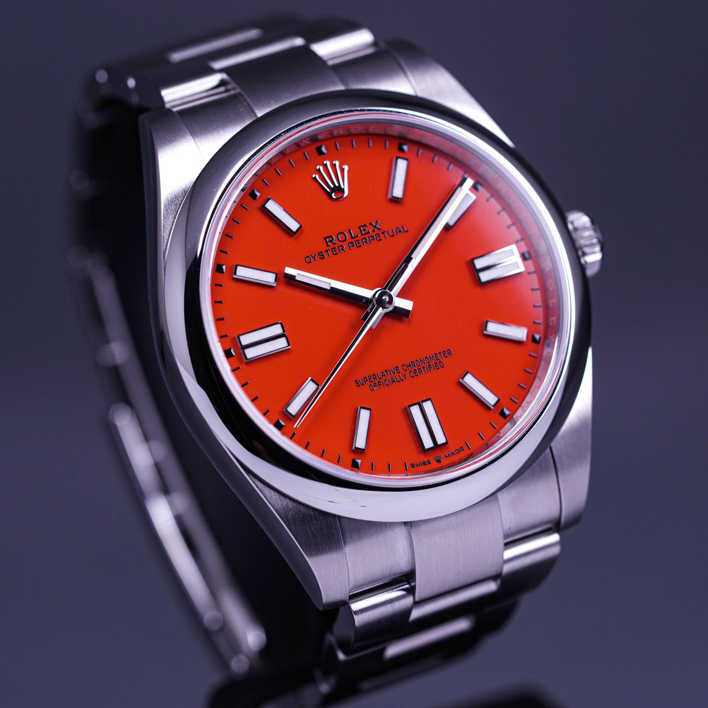 OYSTER PERPETUAL 41MM RED CORAL (2022)