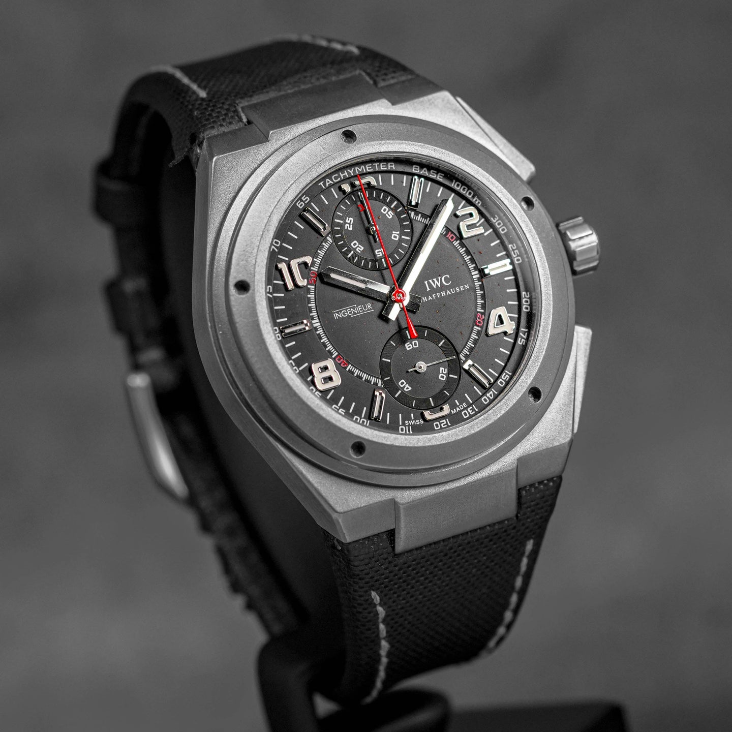 INGENIEUR CHRONOGRAPH AMG TITANIUM BLACK DIAL SMALL SECONDS (WATCH ONLY)