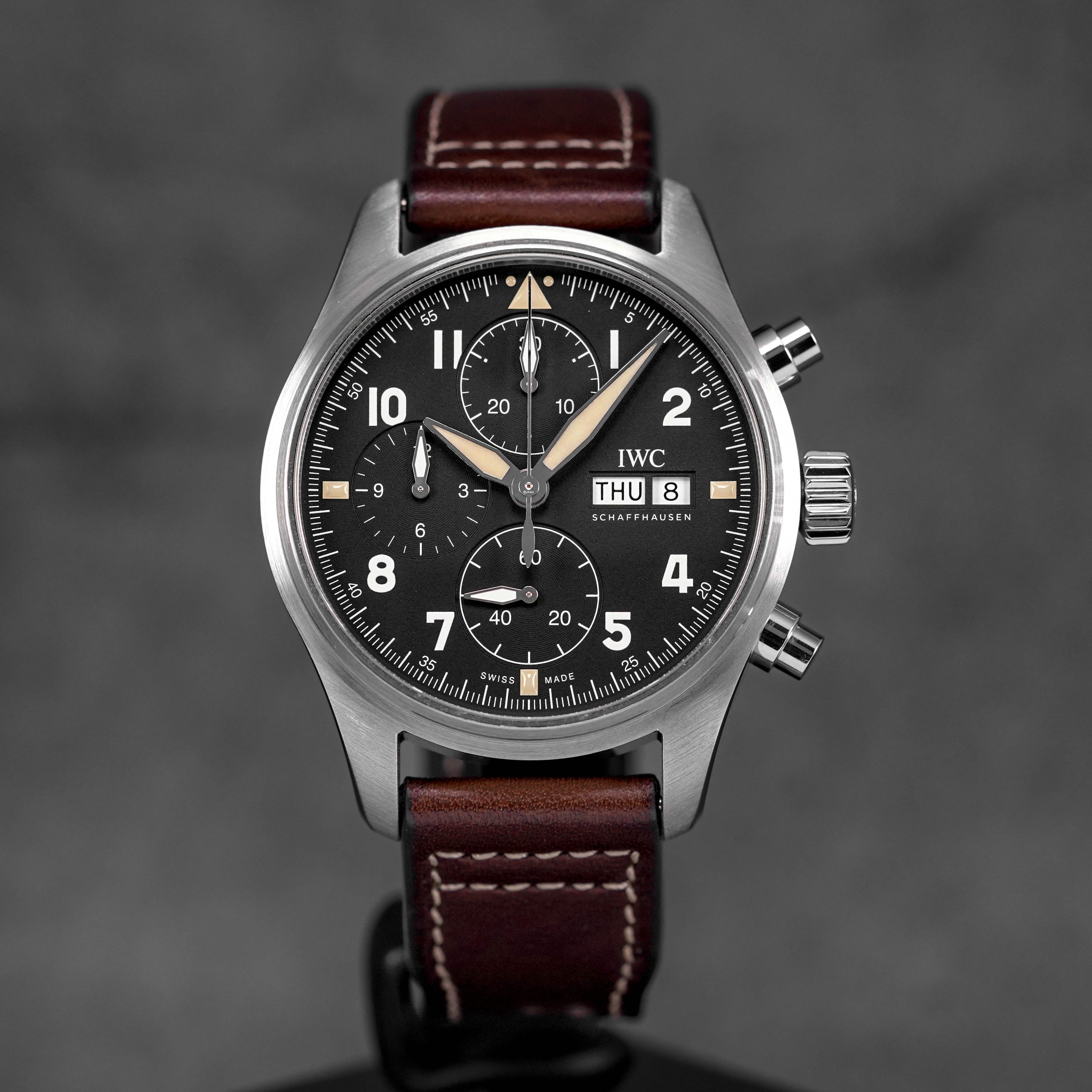 PILOT SPITFIRE CHRONOGRAPH DAY DATE BLACK DIAL (2023)