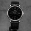 PORTOFINO 40MM STEEL BLACK DIAL LEATHER STRAP (2025)