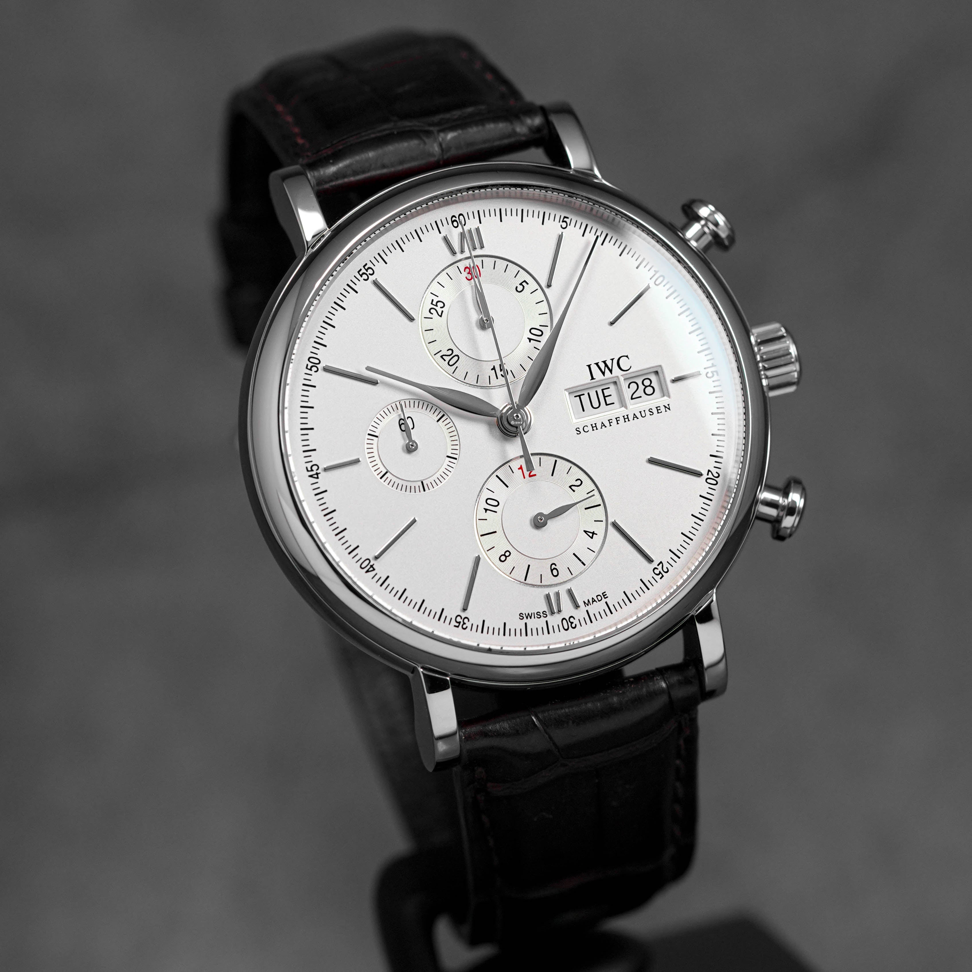 PORTOFINO CHRONOGRAPH DAY-DATE 42MM SILVER DIAL (2015)