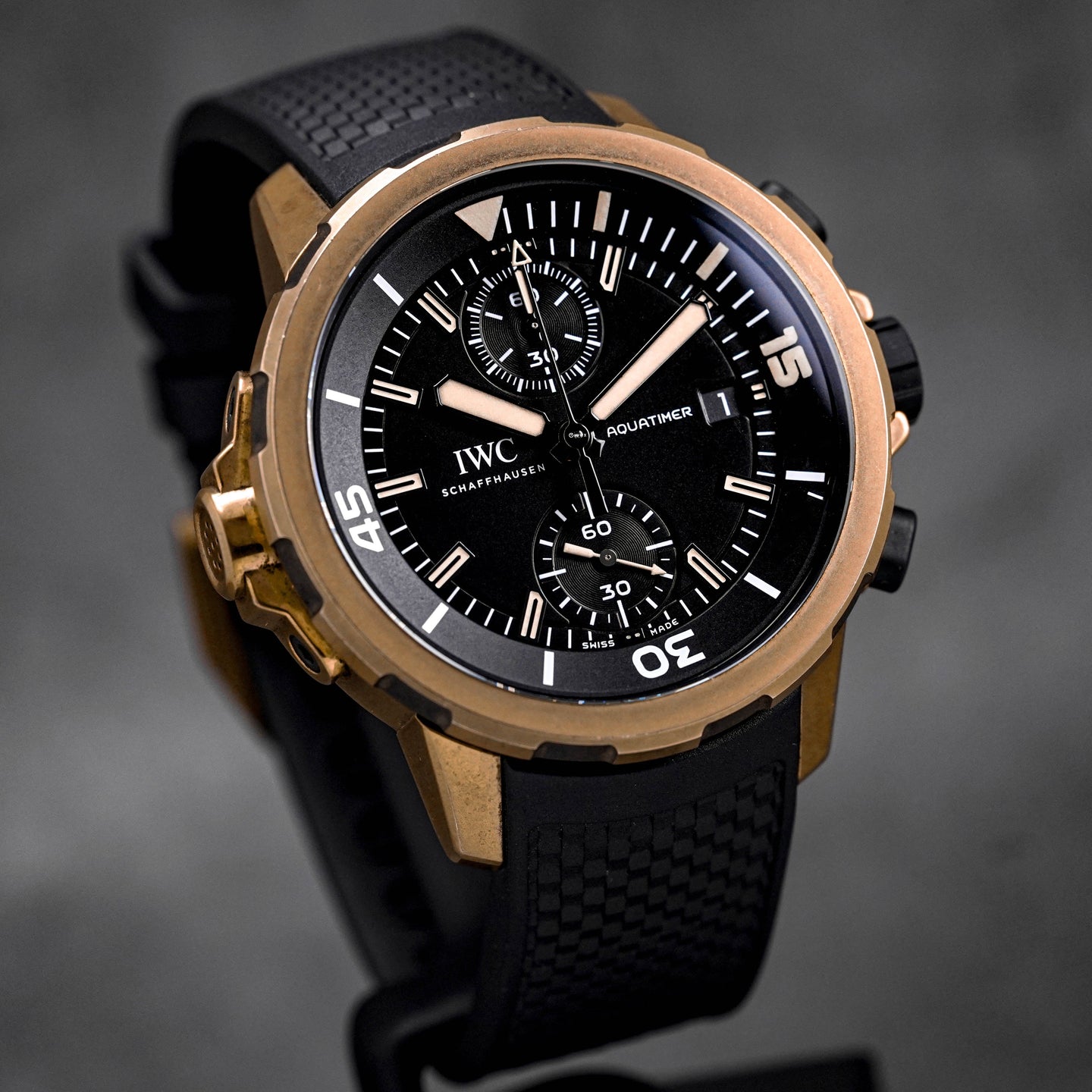 AQUATIMER CHRONOGRAPH 'EXPEDITION CHARLES DARWIN' BRONZE BLACK DIAL (2022)