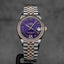 DATEJUST 31MM TWOTONE ROSEGOLD AUBERGINE ROMAN DIAL DIAMOND ON VI (2026)