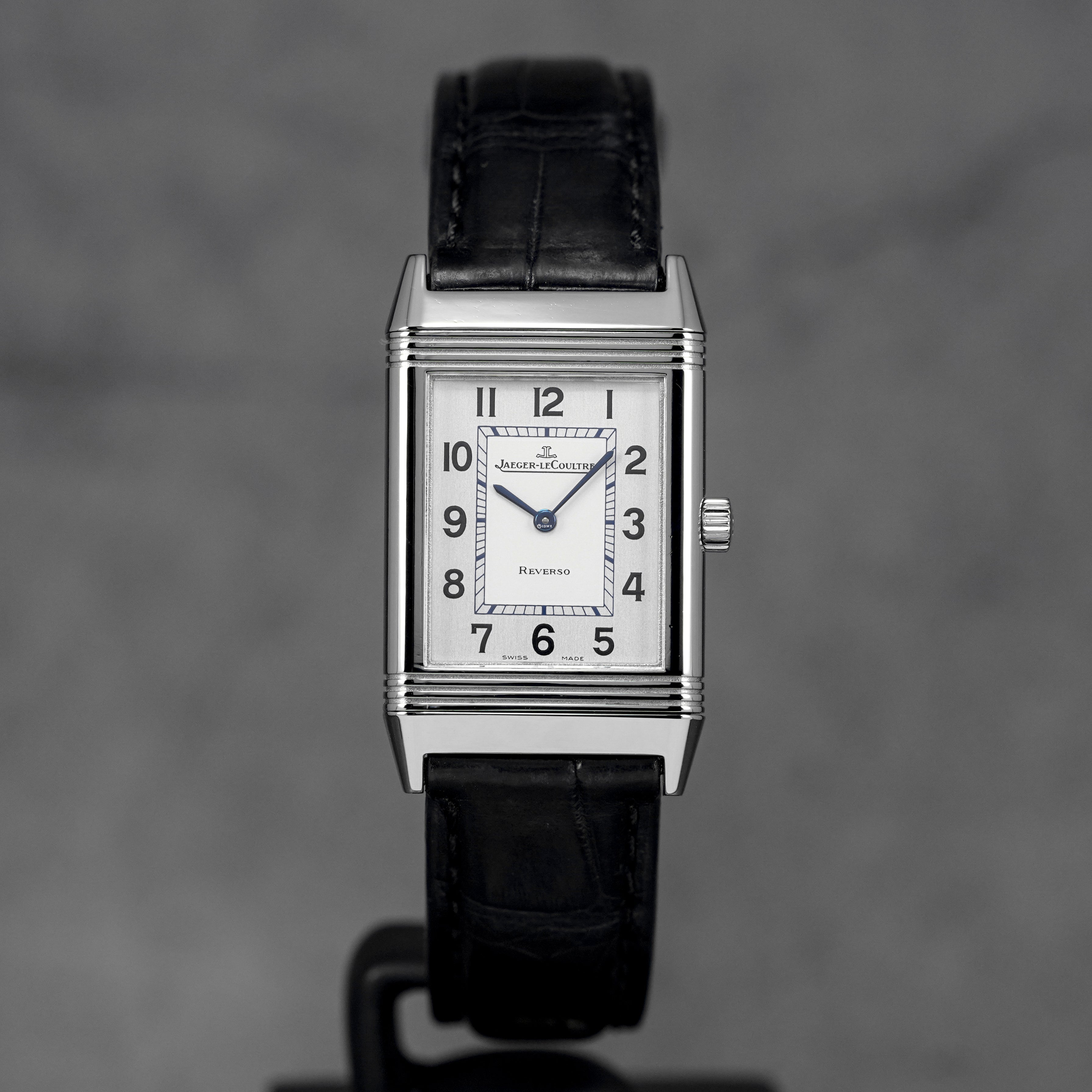 REVERSO CLASSIQUE QUARTZ MONOFACE SILVER DIAL (2015)