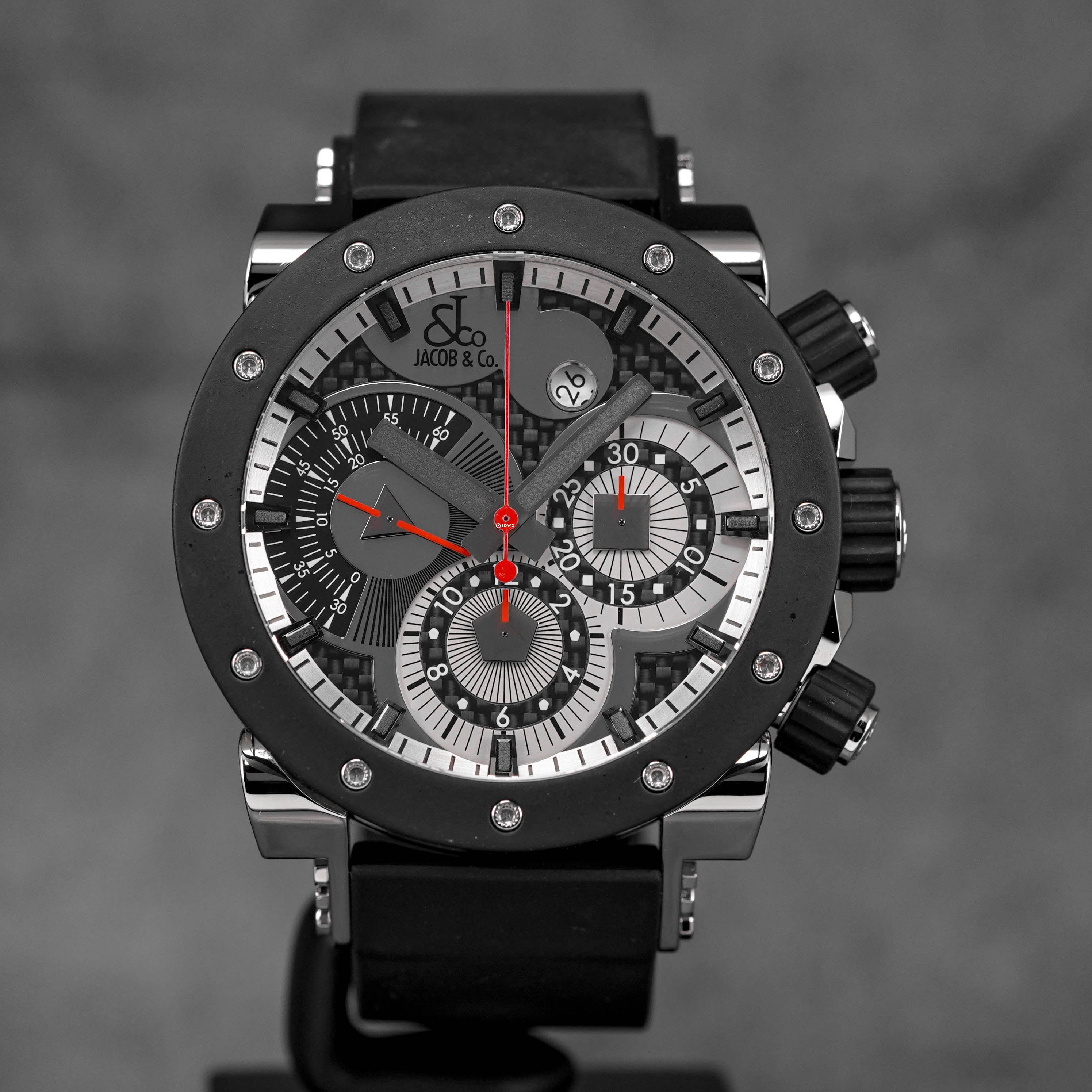 EPIC II CHRONOGRAPH BLACK CERAMIC BEZEL (WATCH & BOX)