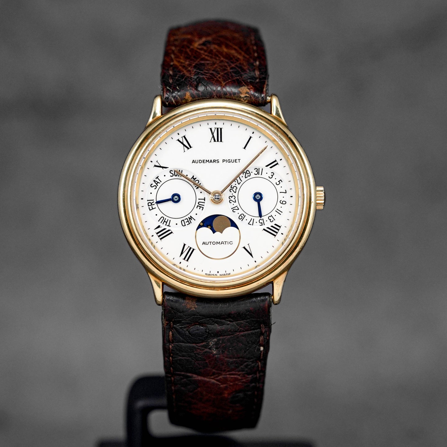 JULES DAY DATE MOONPHASE YELLOWGOLD (WATCH ONLY)