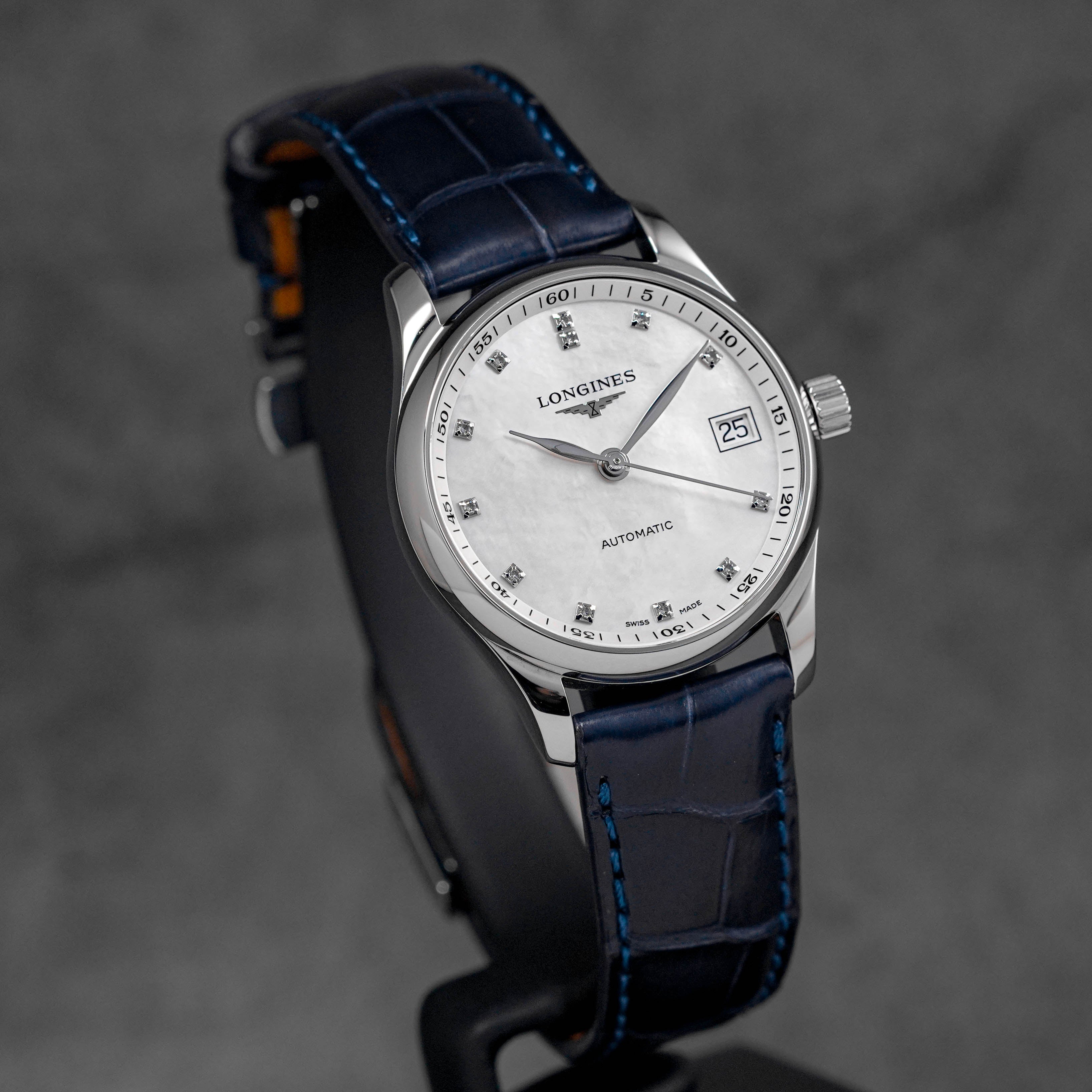 MASTER COLLECTION 34MM WHITE MOP DIAMOND DIAL (2024)