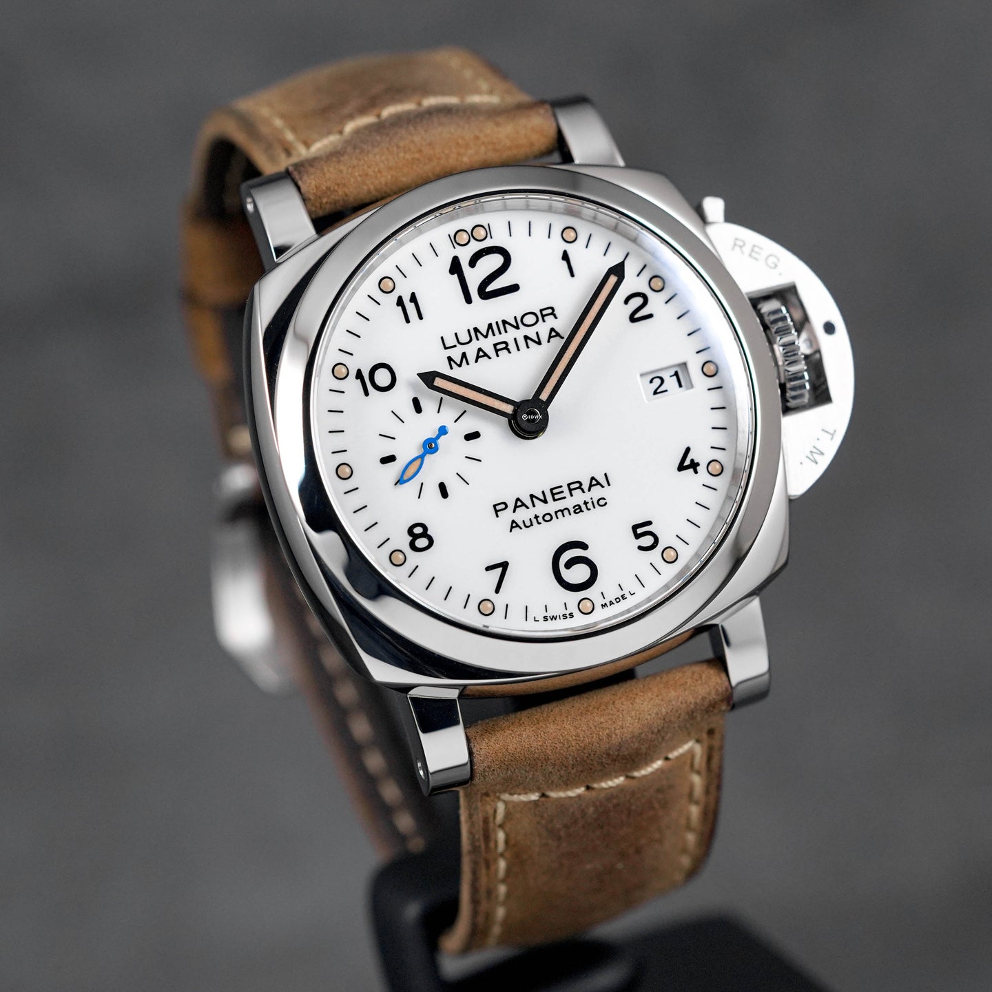 LUMINOR MARINA 1950 3 DAYS 42MM WHITE DIAL PAM 1523 (2022)