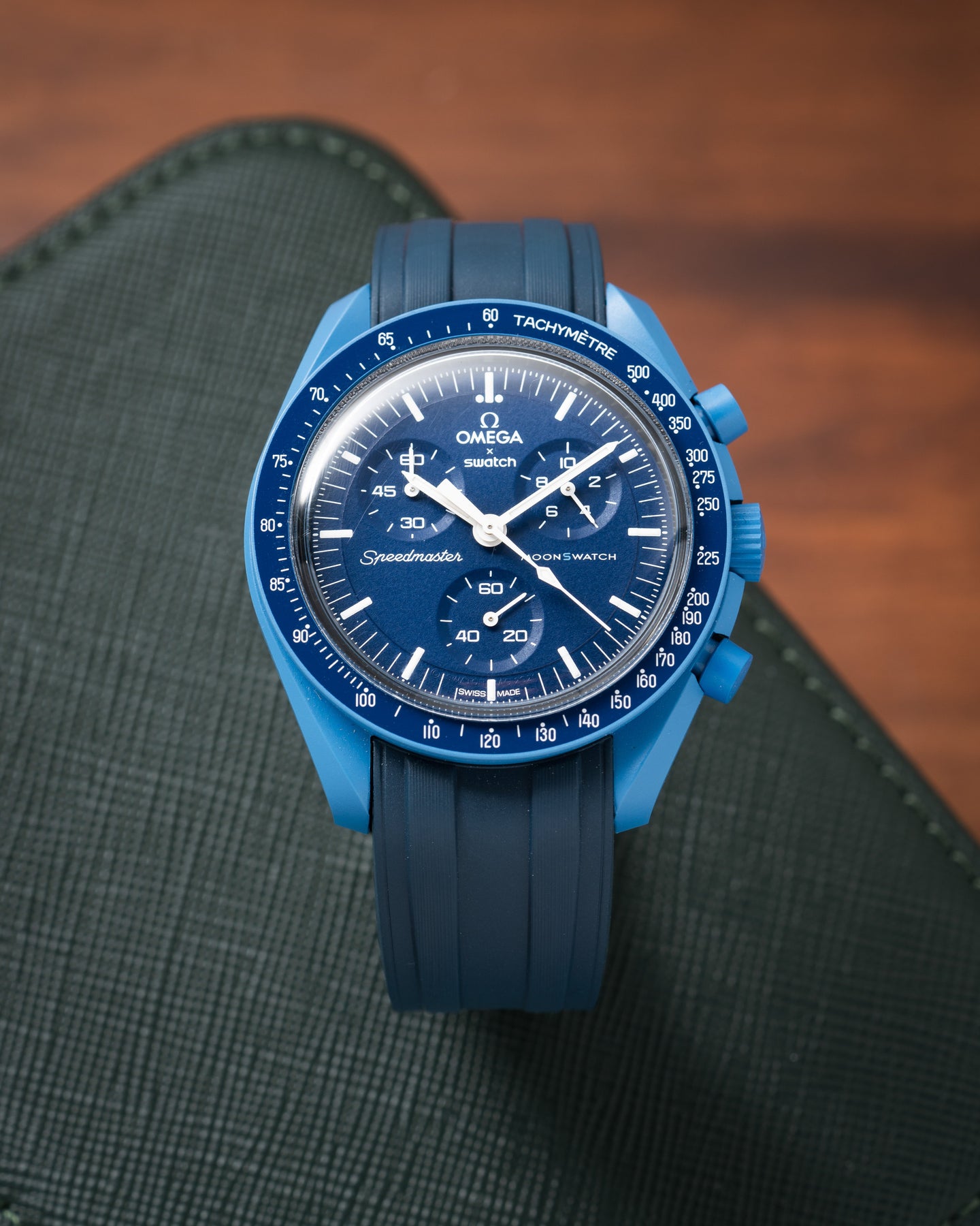 Strap Omega Speedmaster Navy