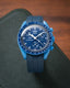 Strap Omega Speedmaster Navy