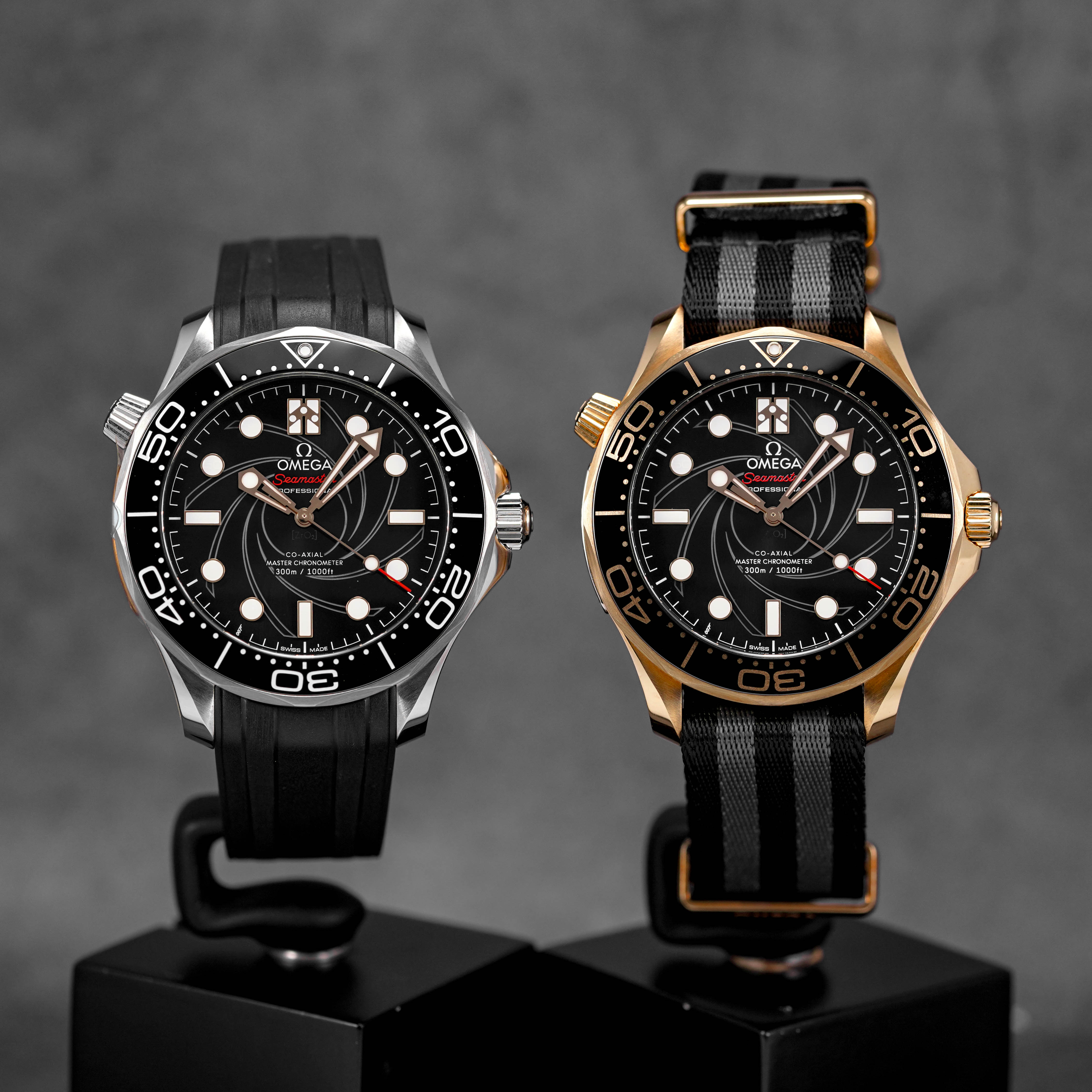 SEAMASTER DIVER 300M 'JAMES BOND 50TH ANNIVERSARY' SET OF 2 LIMITED EDITION (2020)