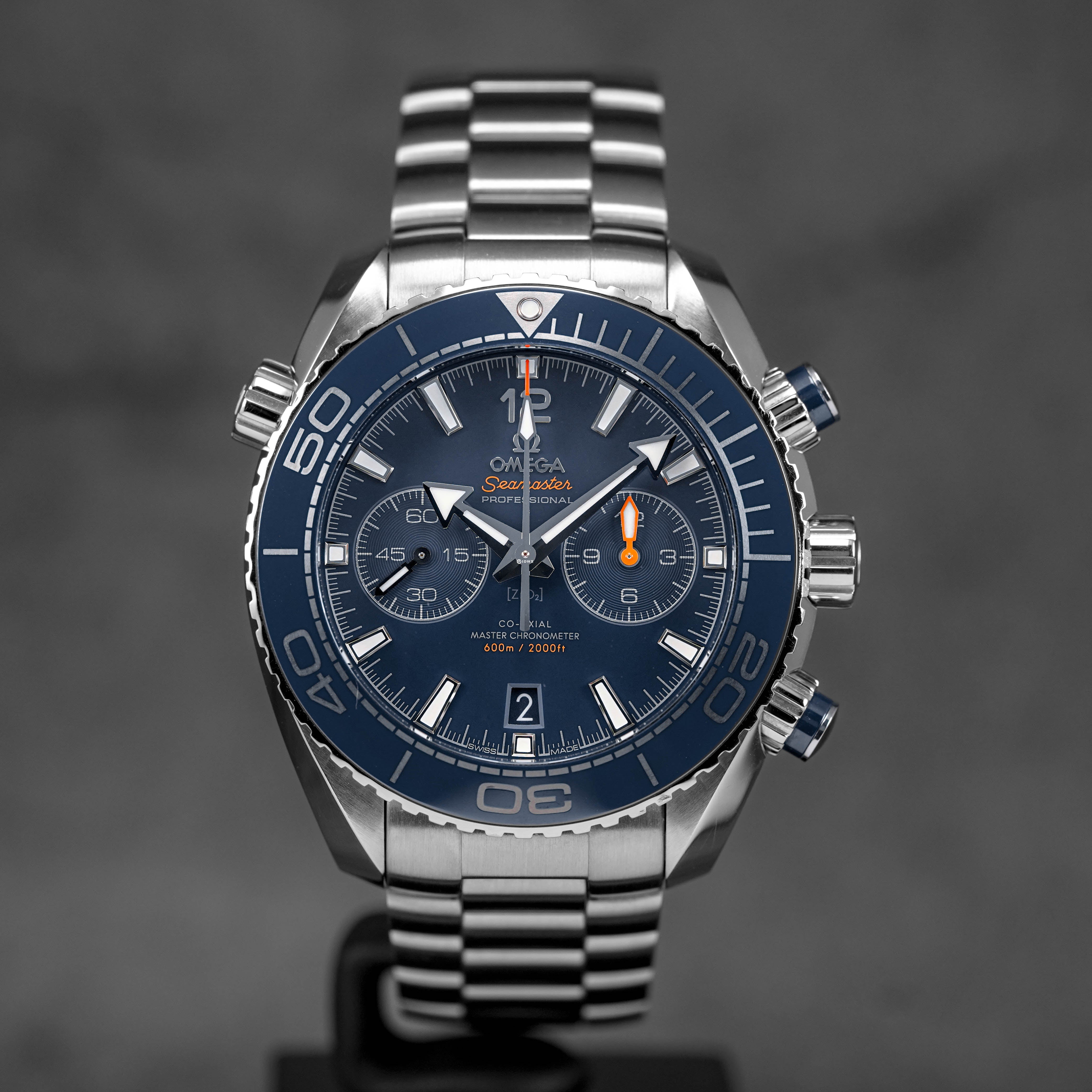 SEAMASTER PLANET OCEAN CHRONOGRAPH BLUE DIAL (2018)