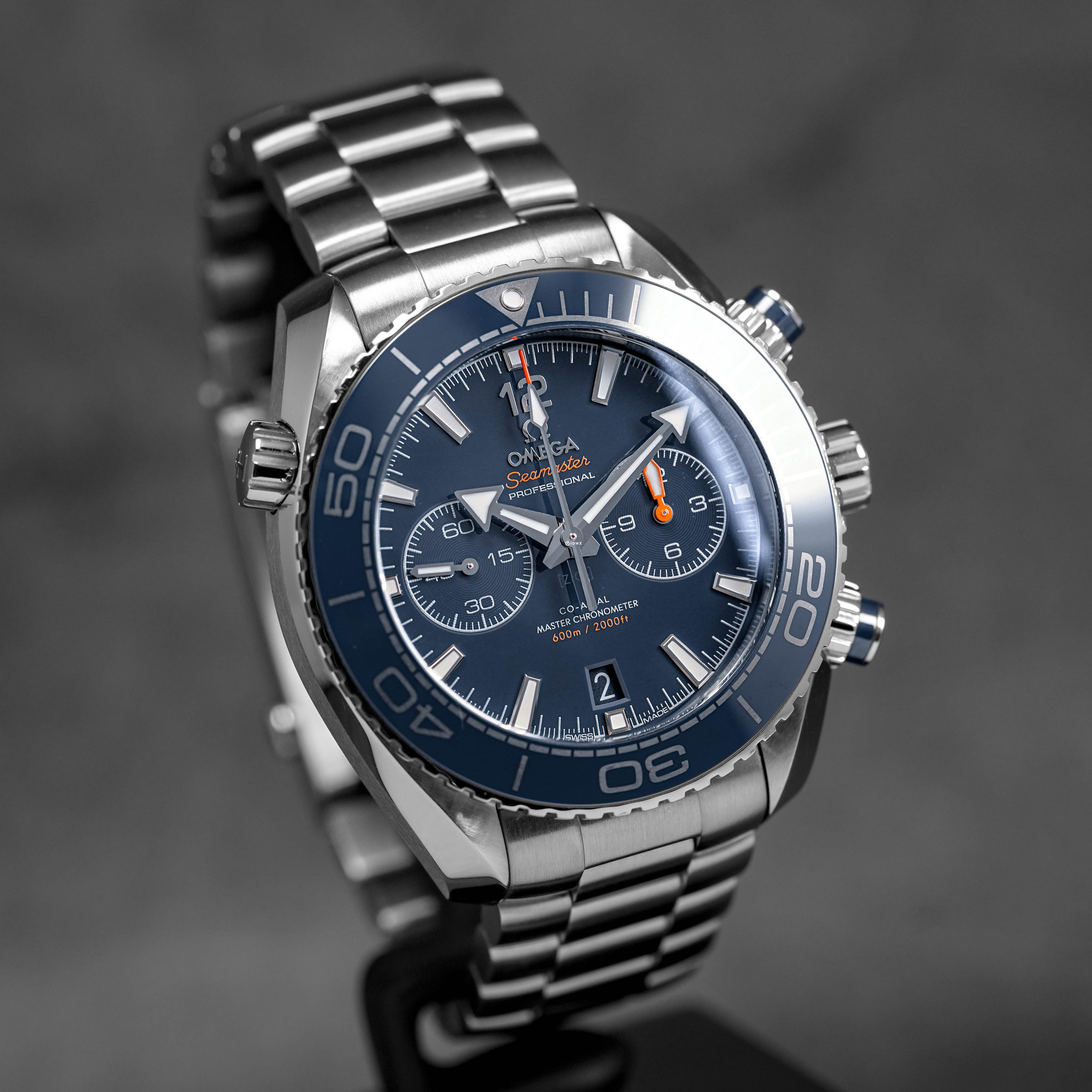 SEAMASTER PLANET OCEAN CHRONOGRAPH BLUE DIAL (2018)