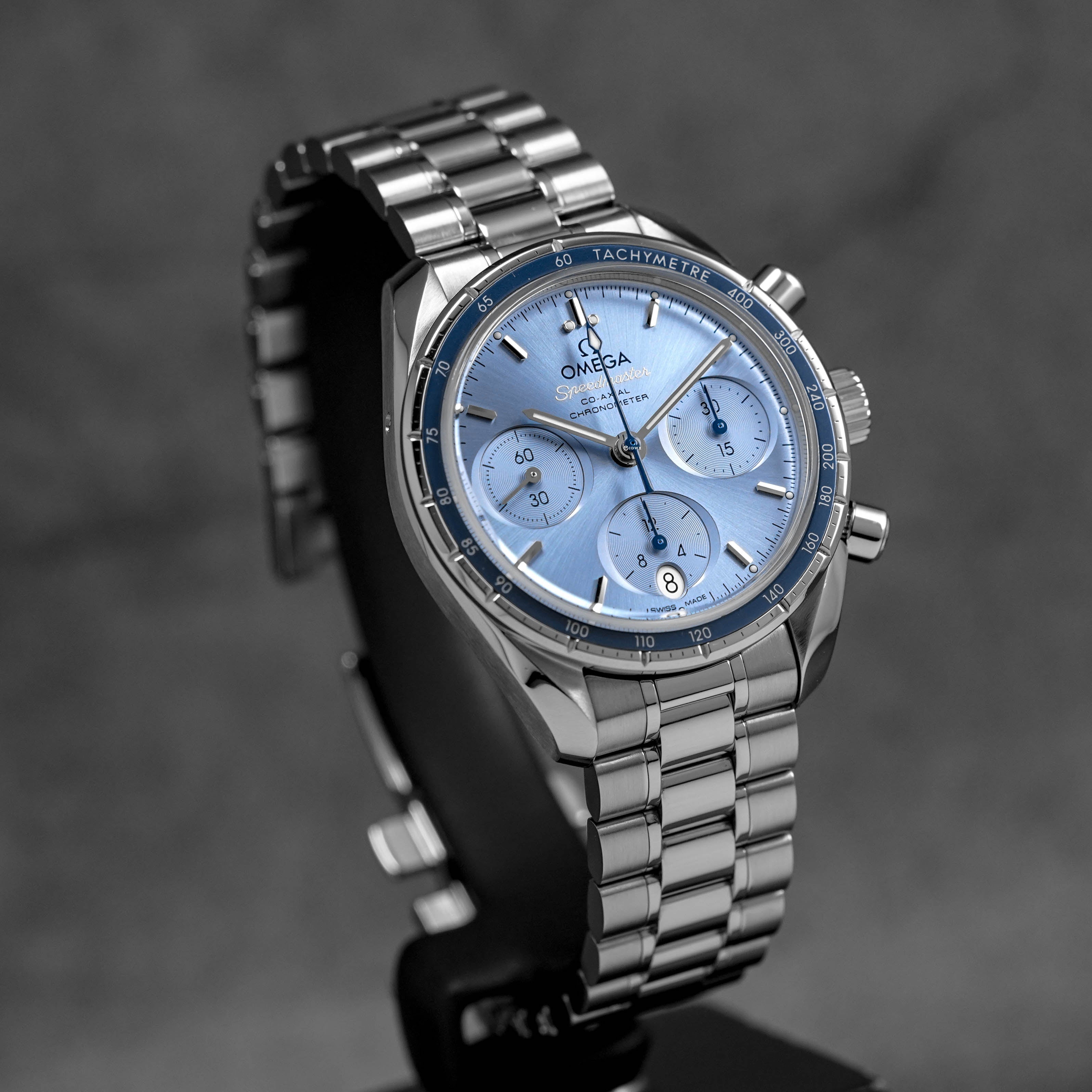 SPEEDMASTER 38 CO-AXIAL CHRONOGRAPH BLUE DIAL (2024)