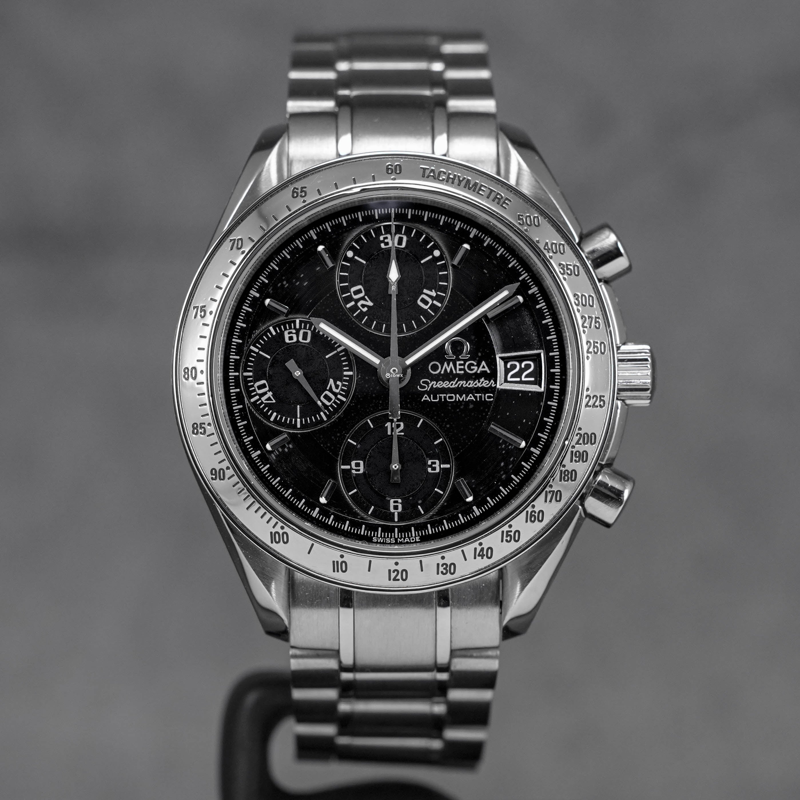 SPEEDMASTER DATE 39MM CHRONOGRAPH BLACK DIAL (UNDATED)