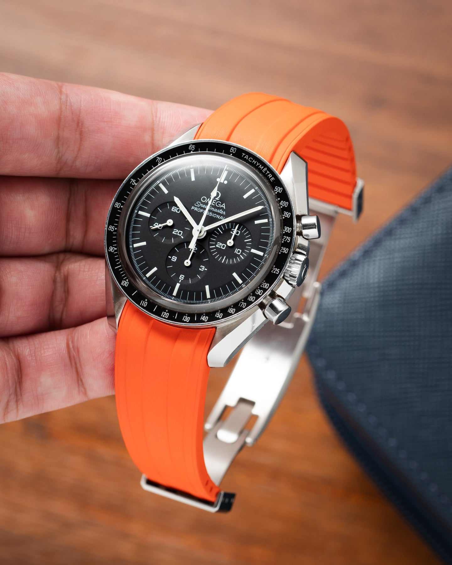 Curved Strap Speedmaster Orange