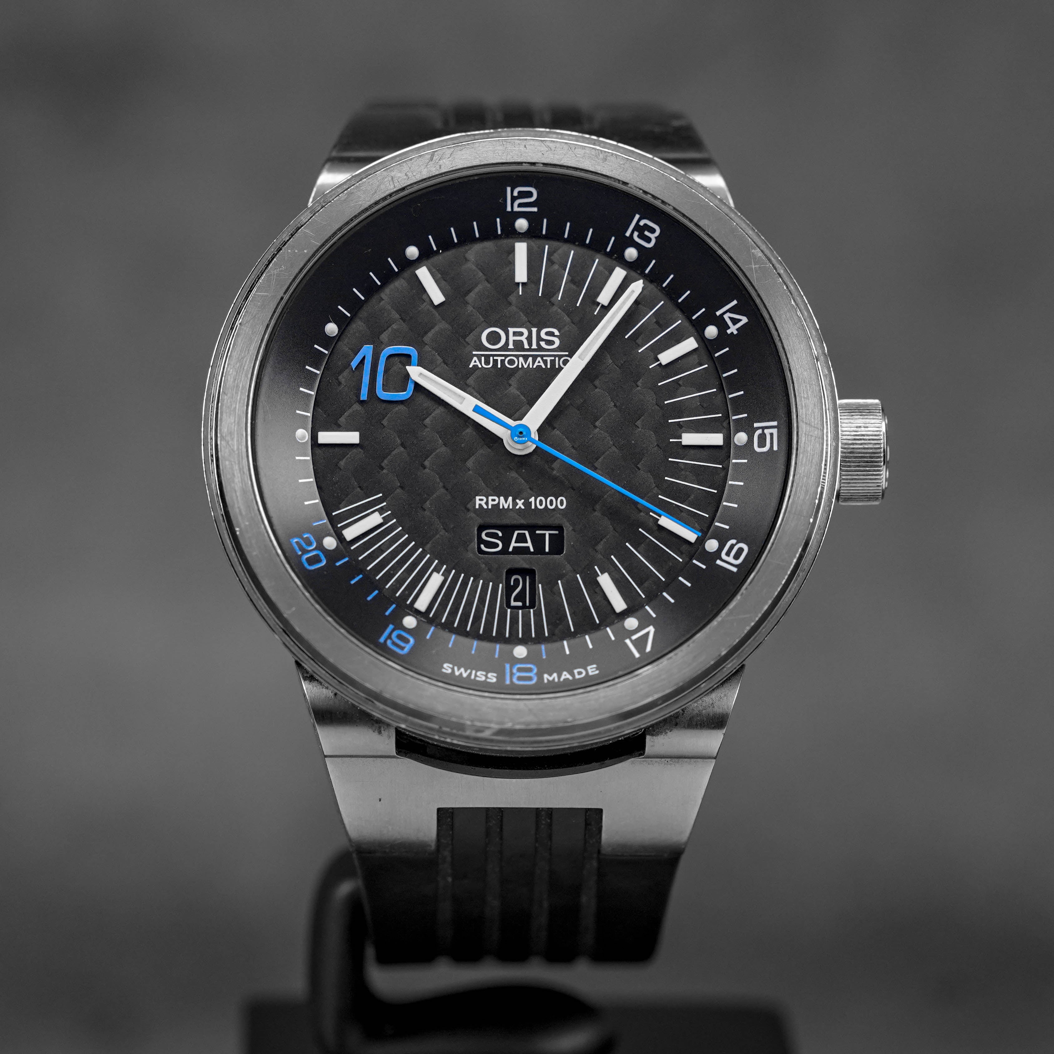 WILLIAMS F1 'NICO ROSBERG' TITANIUM DAY-DATE BLACK DIAL LIMITED EDITION (UNDATED)