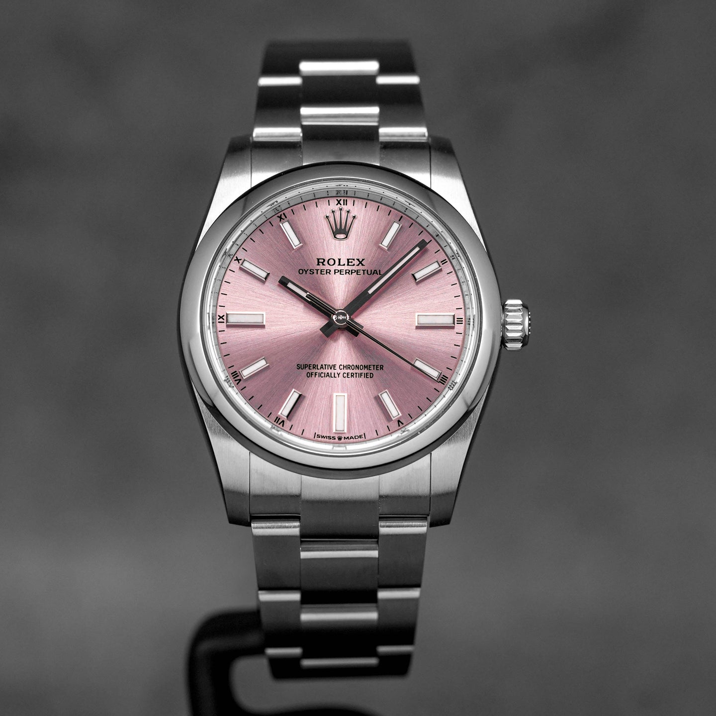 OYSTER PERPETUAL 34MM PINK DIAL (2022)