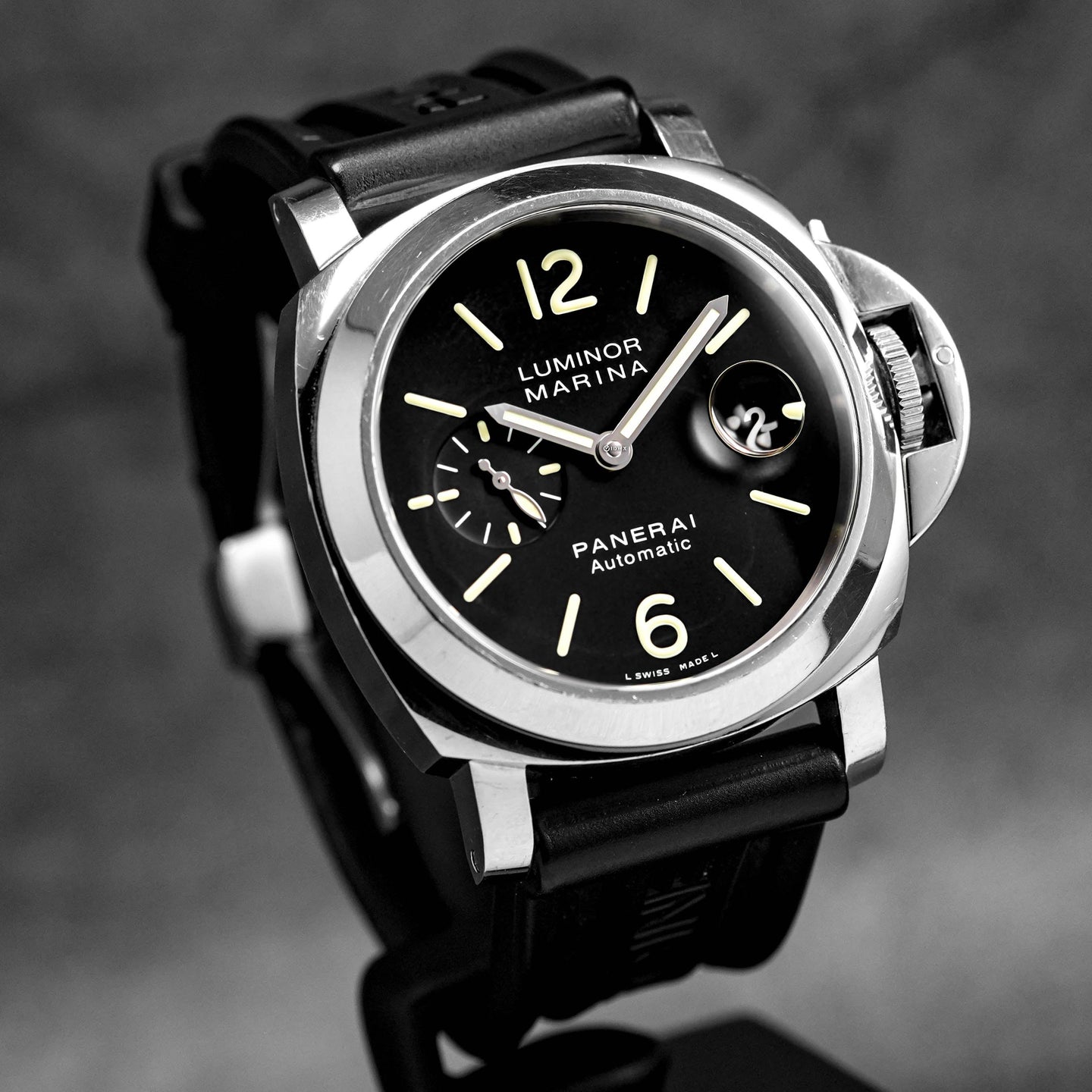 LUMINOR MARINA 44MM STEEL BLACK DIAL PAM 104 (2015)