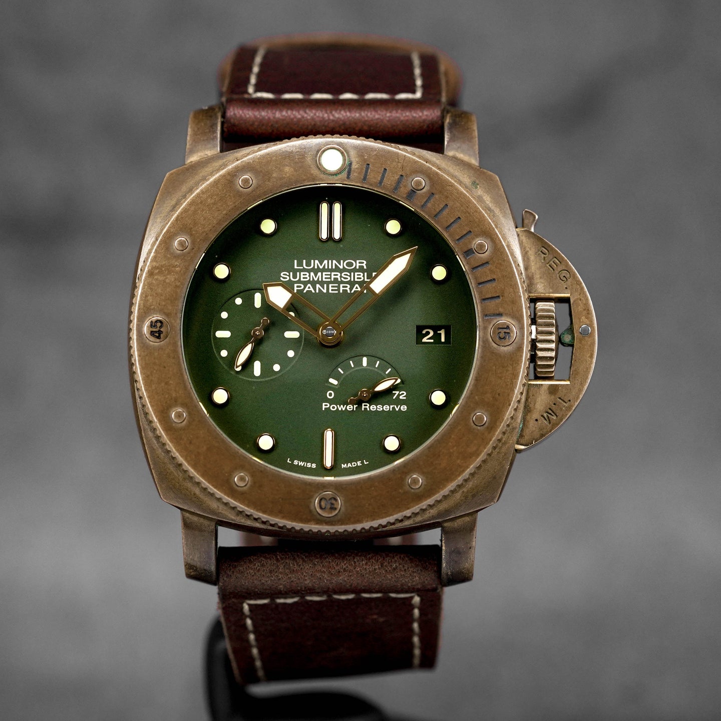 LUMINOR SUBMERSIBLE 1950 3 DAYS BRONZO PAM 507 LIMITED EDITION (UNDATED)