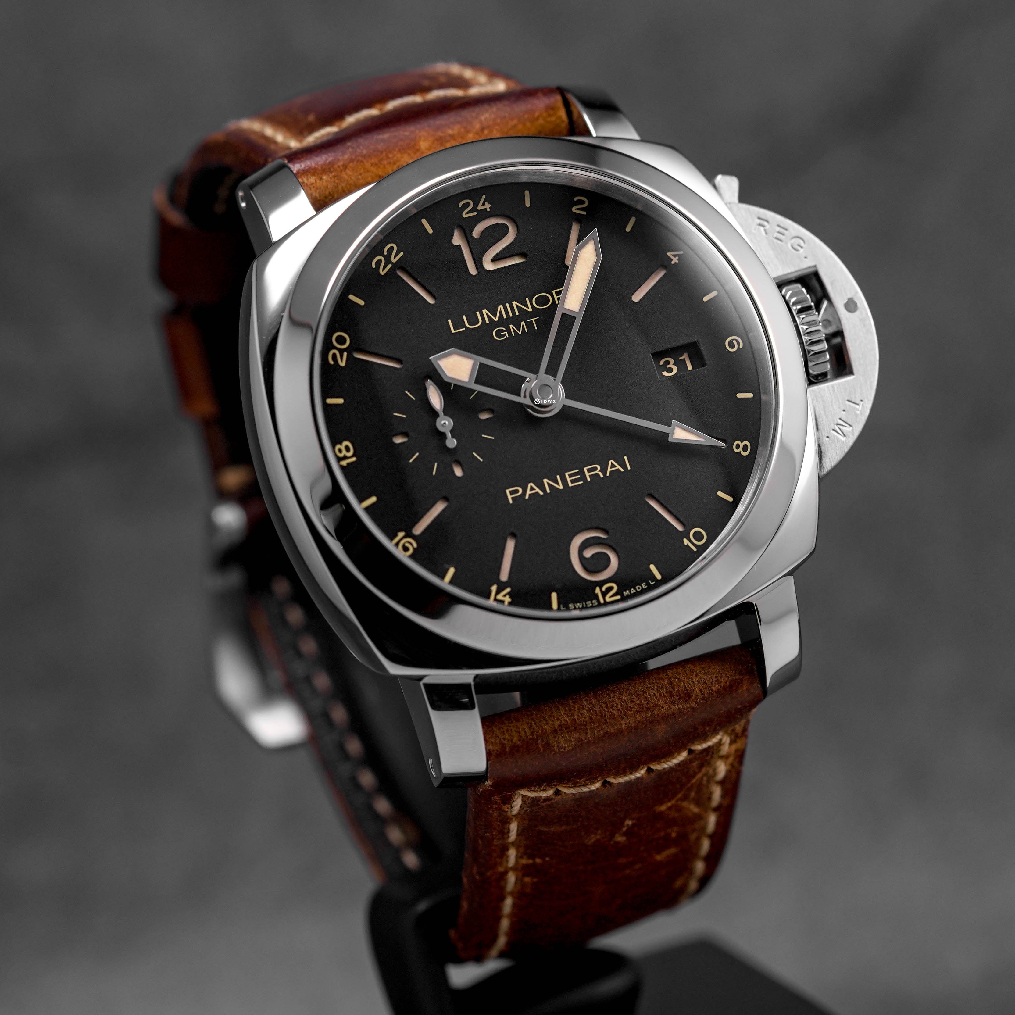 LUMINOR 1950 3 DAYS GMT 44MM BLACK DIAL PAM 531 (2017)