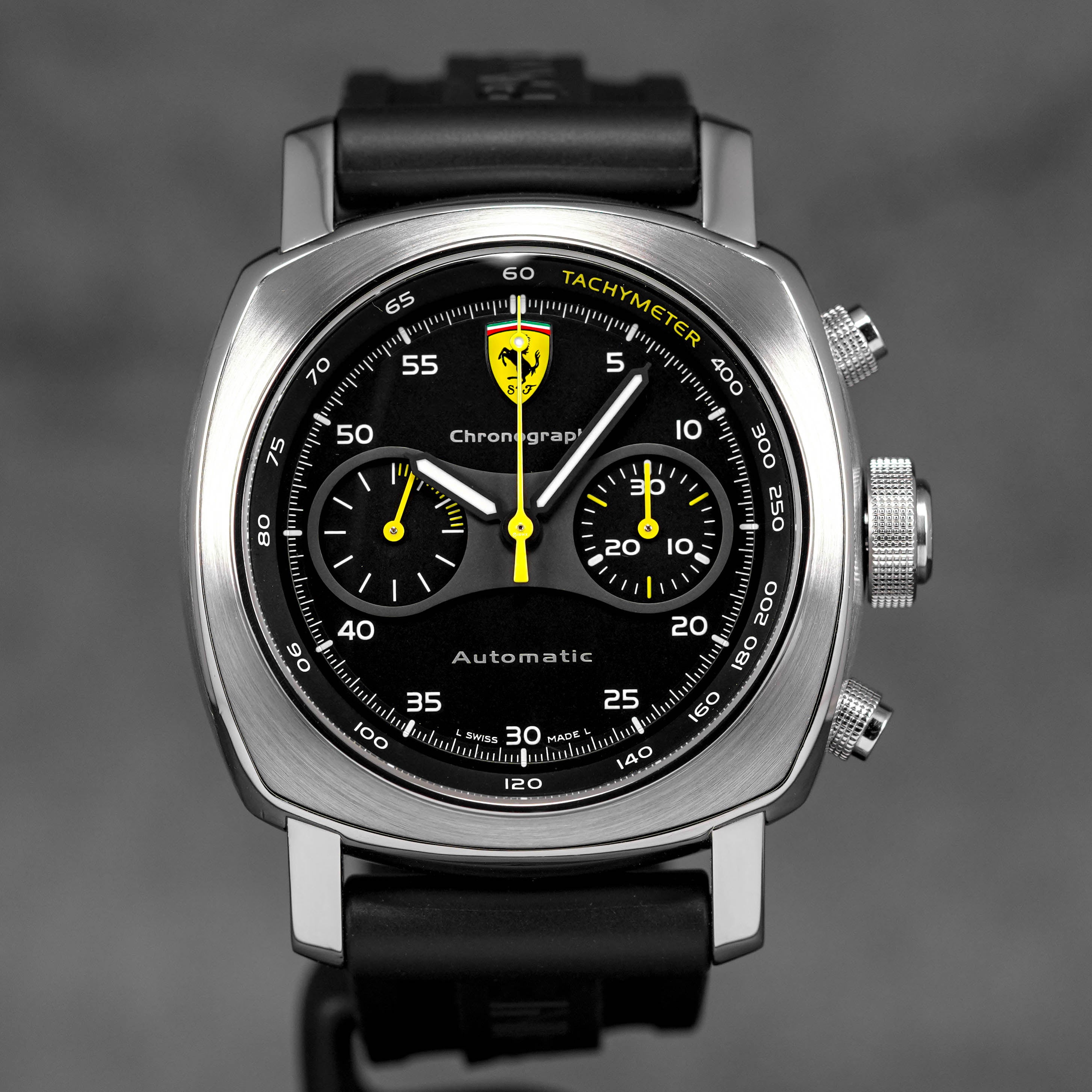 FERRARI SCUDERIA CHRONOGRAPH BLACK YELLOW DIAL (WATCH ONLY)