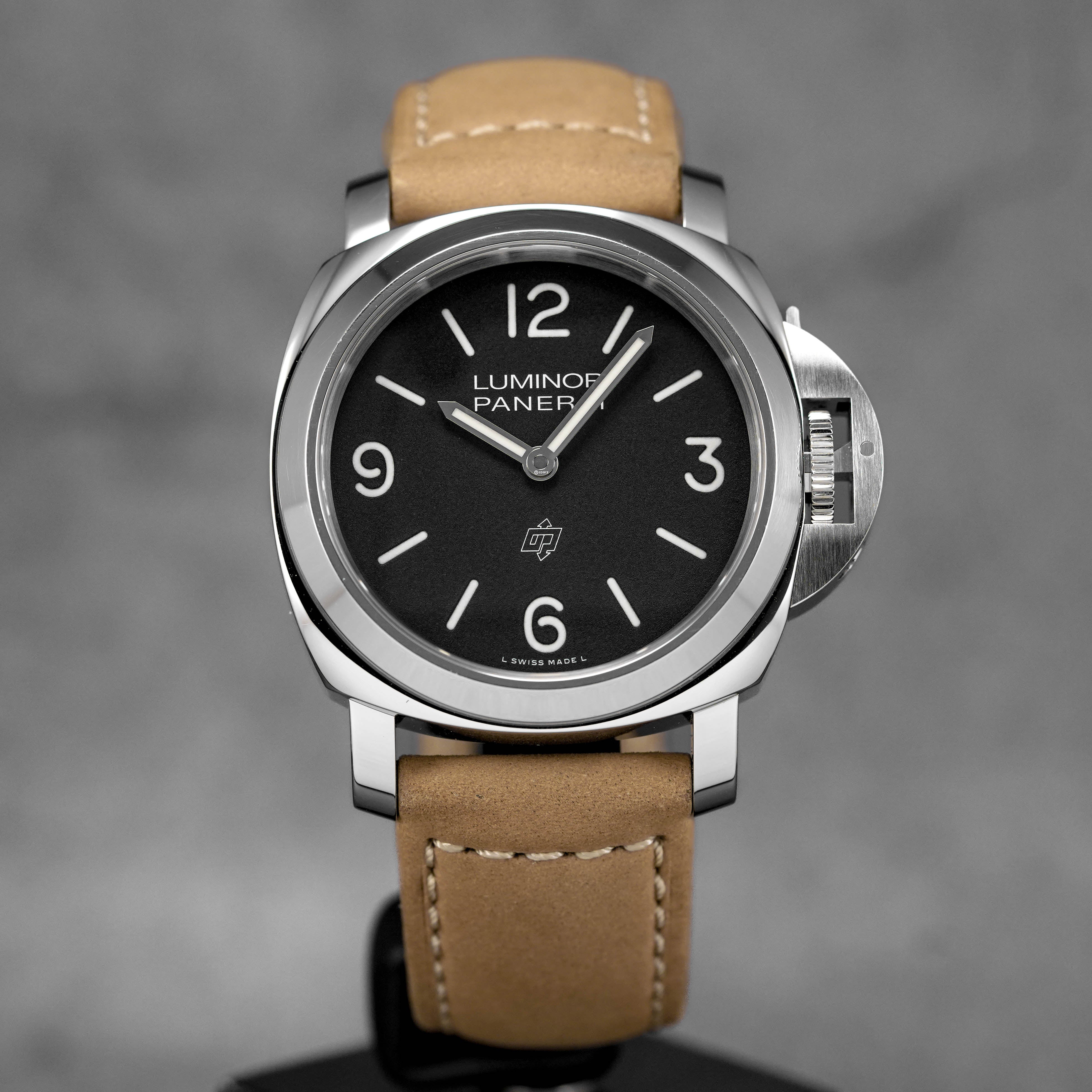 LUMINOR BASE LOGO STEEL BLACK DIAL PAM 1086 (2022)
