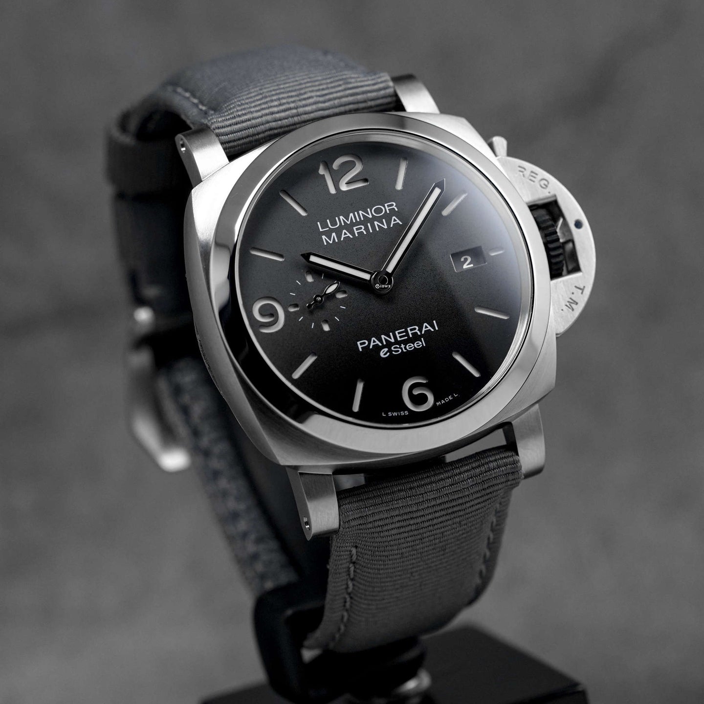 LUMINOR MARINA 44MM eSTEEL GRIGIO ROCCIA PAM 1358 (2025)