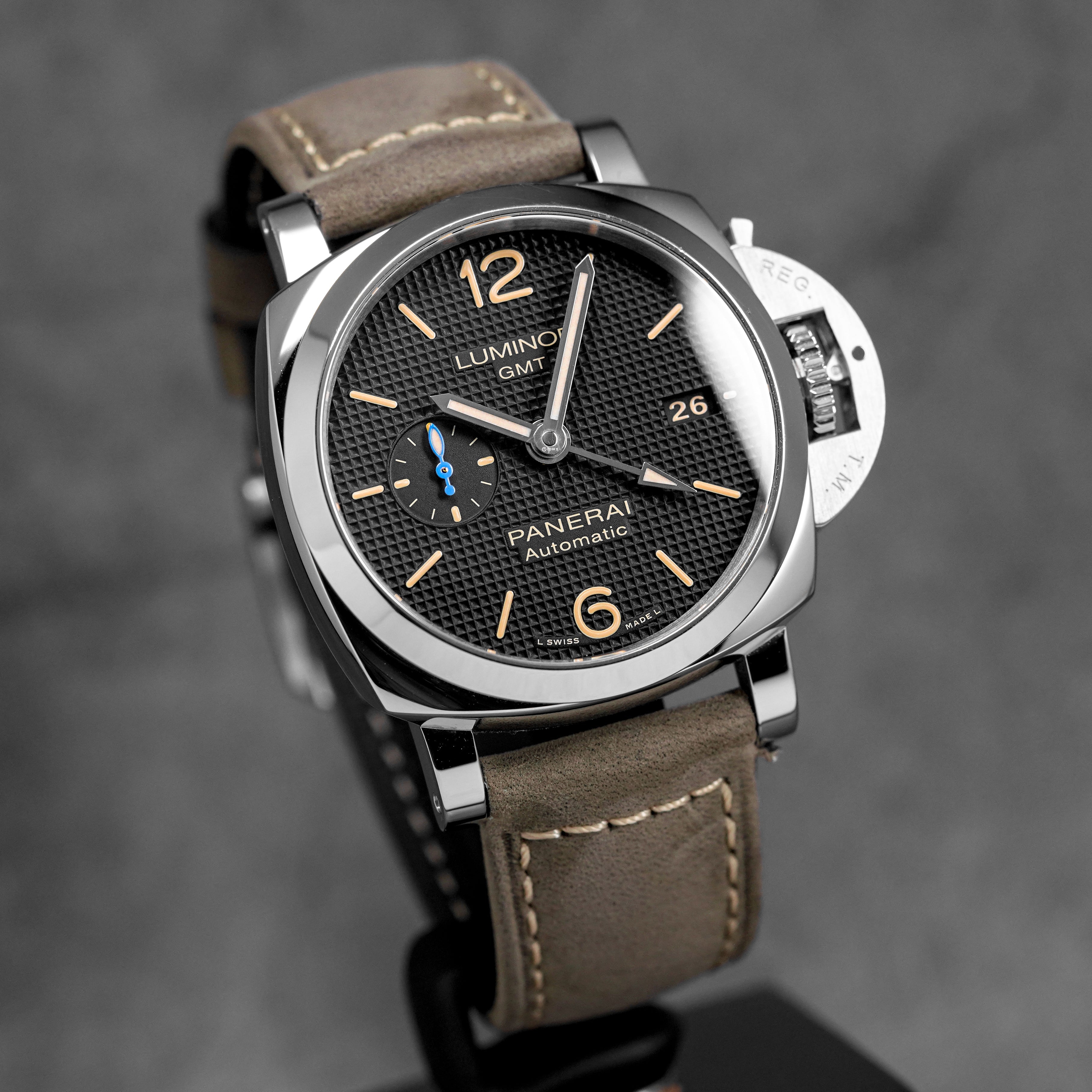 LUMINOR 1950 3 DAYS GMT 42MM BLACK DIAL PAM 1535 (2019)