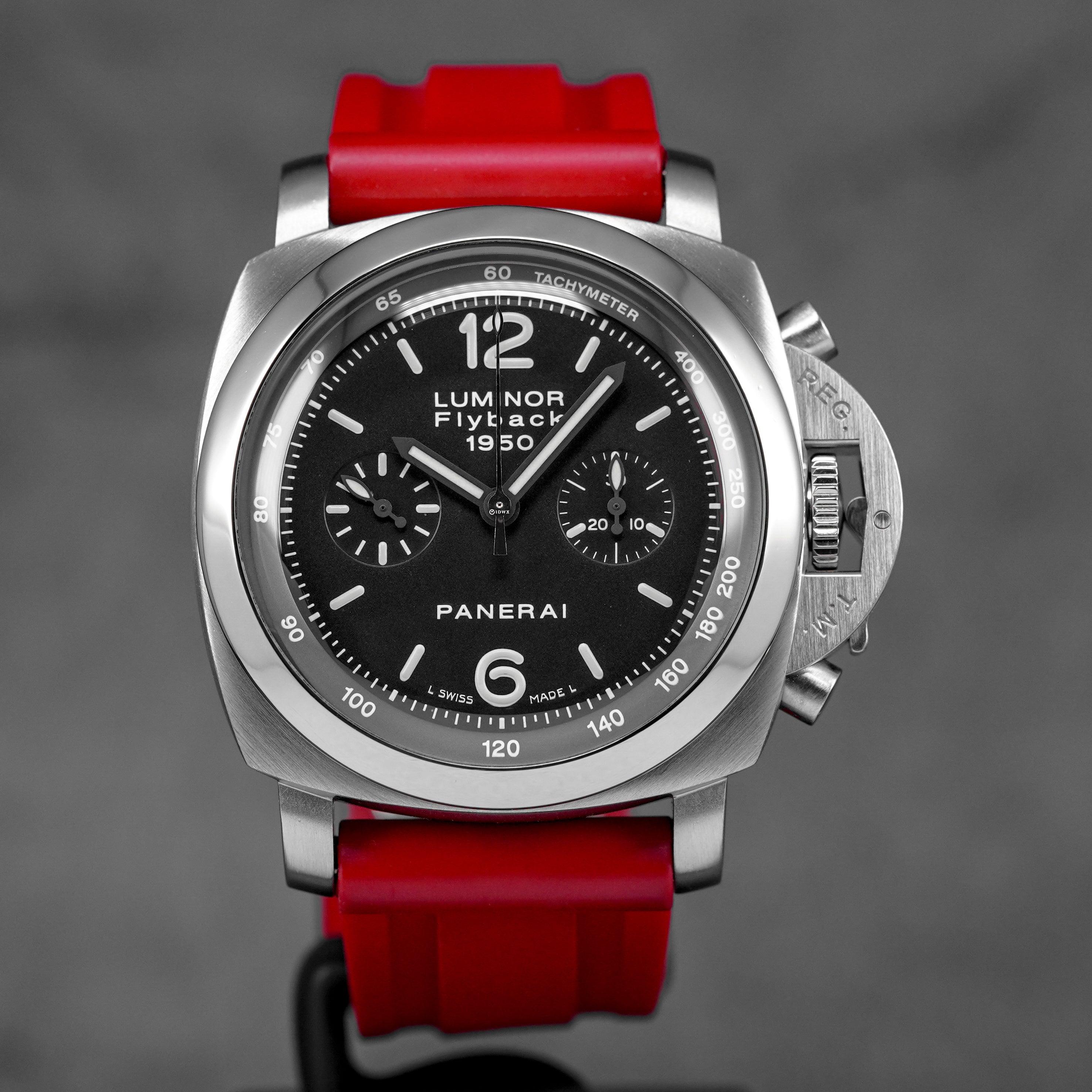 LUMINOR 1950 3 DAYS CHRONOGRAPH FLYBACK BLACK DIAL PAM 212 (WATCH ONLY)