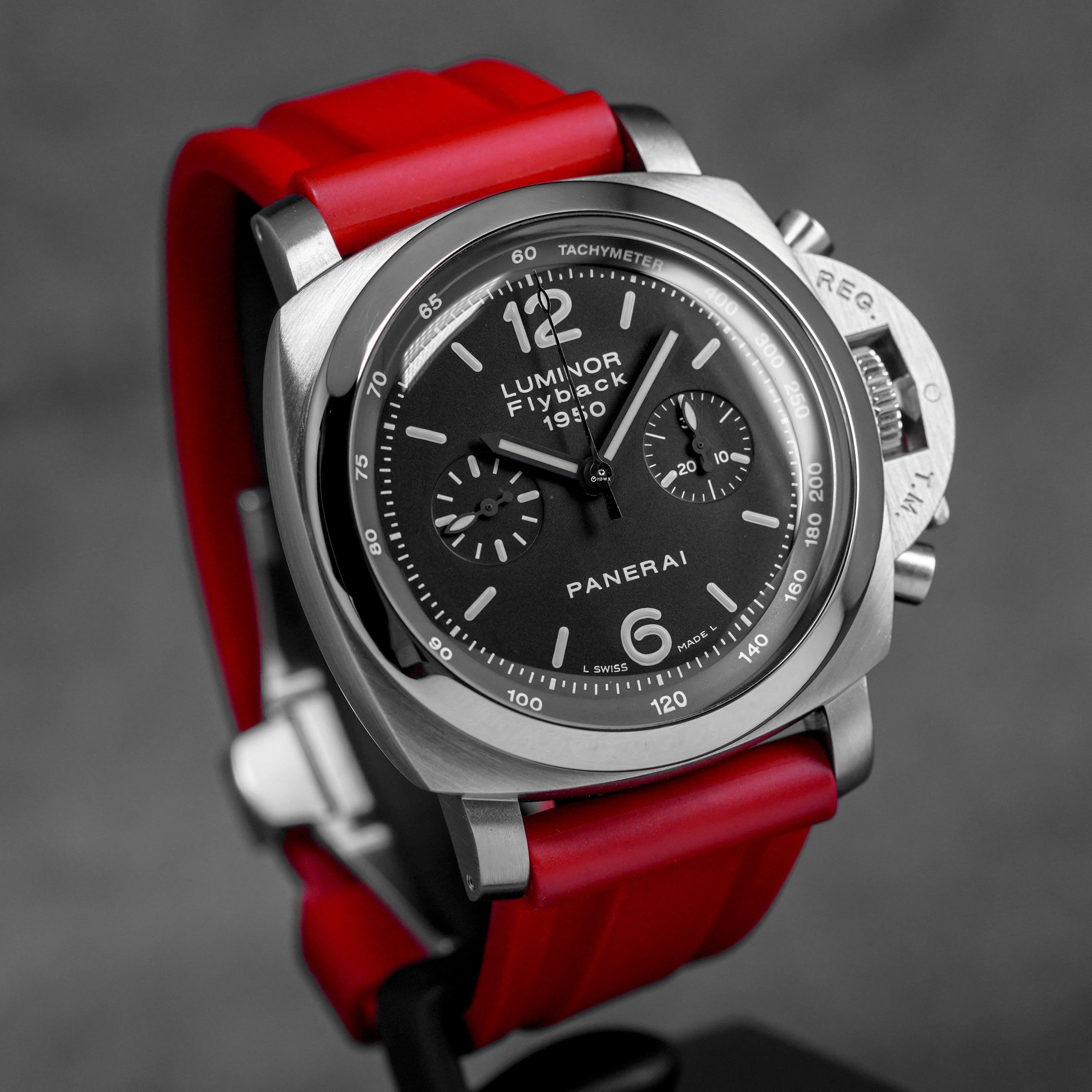 LUMINOR 1950 3 DAYS CHRONOGRAPH FLYBACK BLACK DIAL PAM 212 (WATCH ONLY)