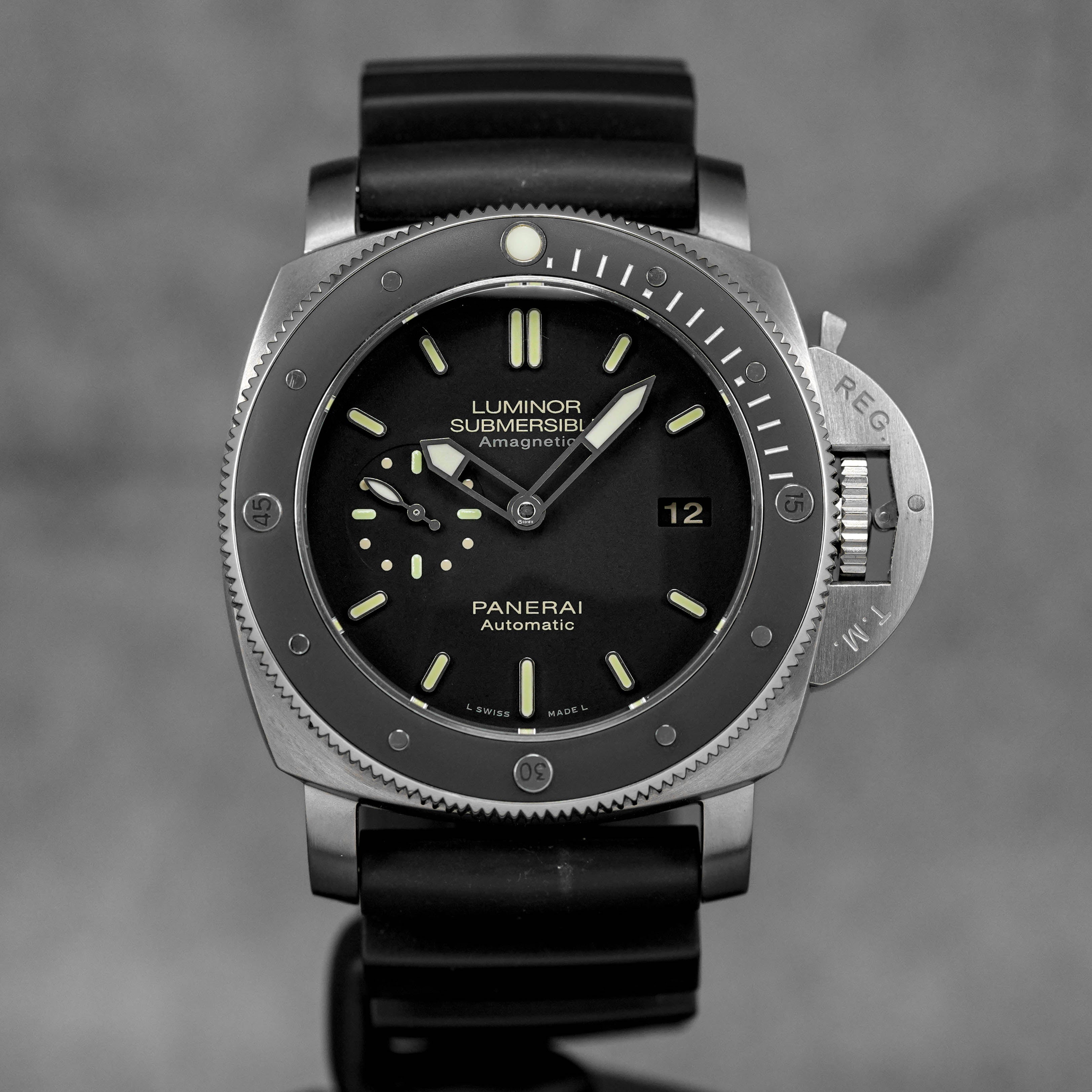 LUMINOR SUBMERSIBLE 1950 3 DAYS AMAGNETIC 47MM TITANIUM PAM 389 (WATCH ONLY)