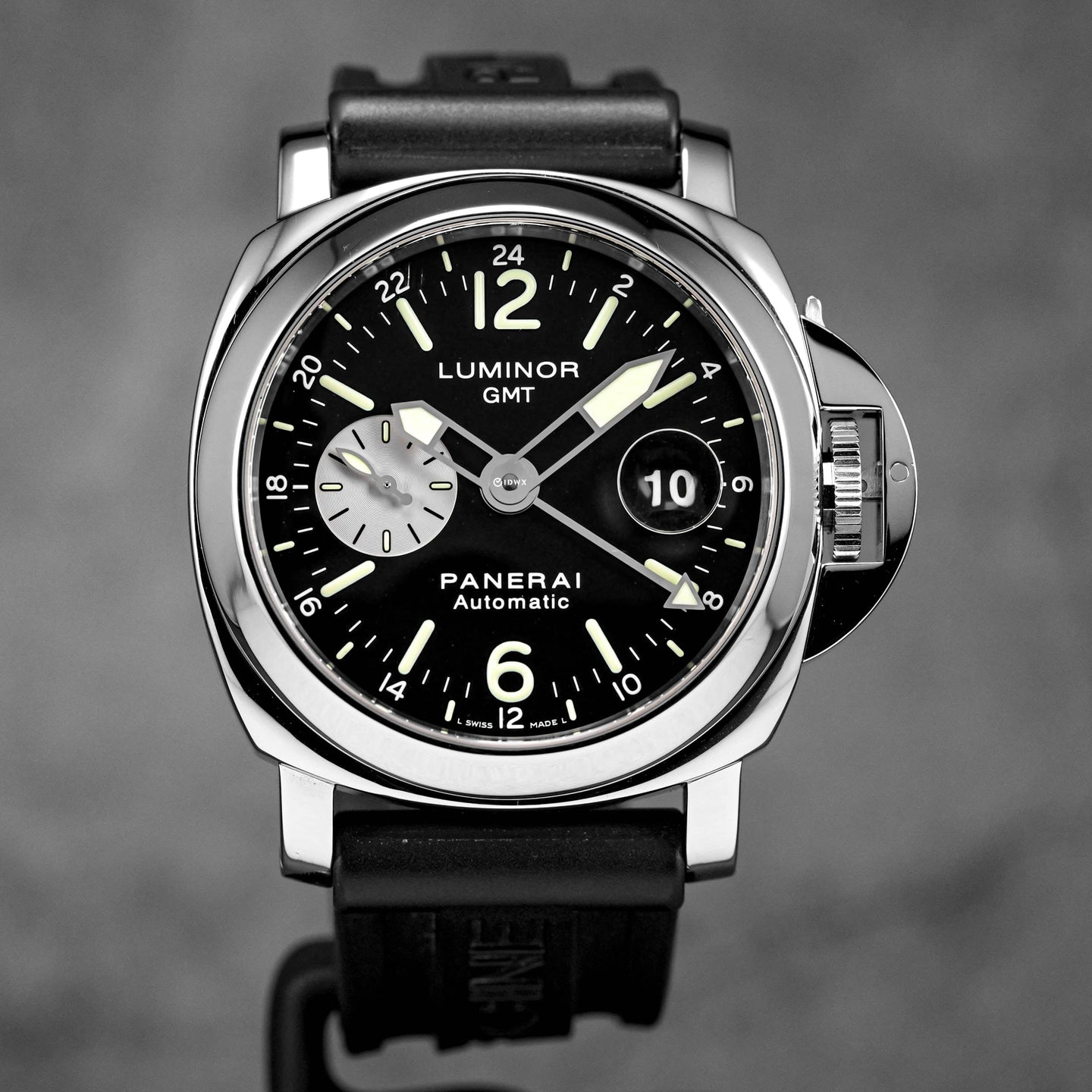 LUMINOR GMT 44MM STEEL BLACK DIAL PAM 88 (2009)