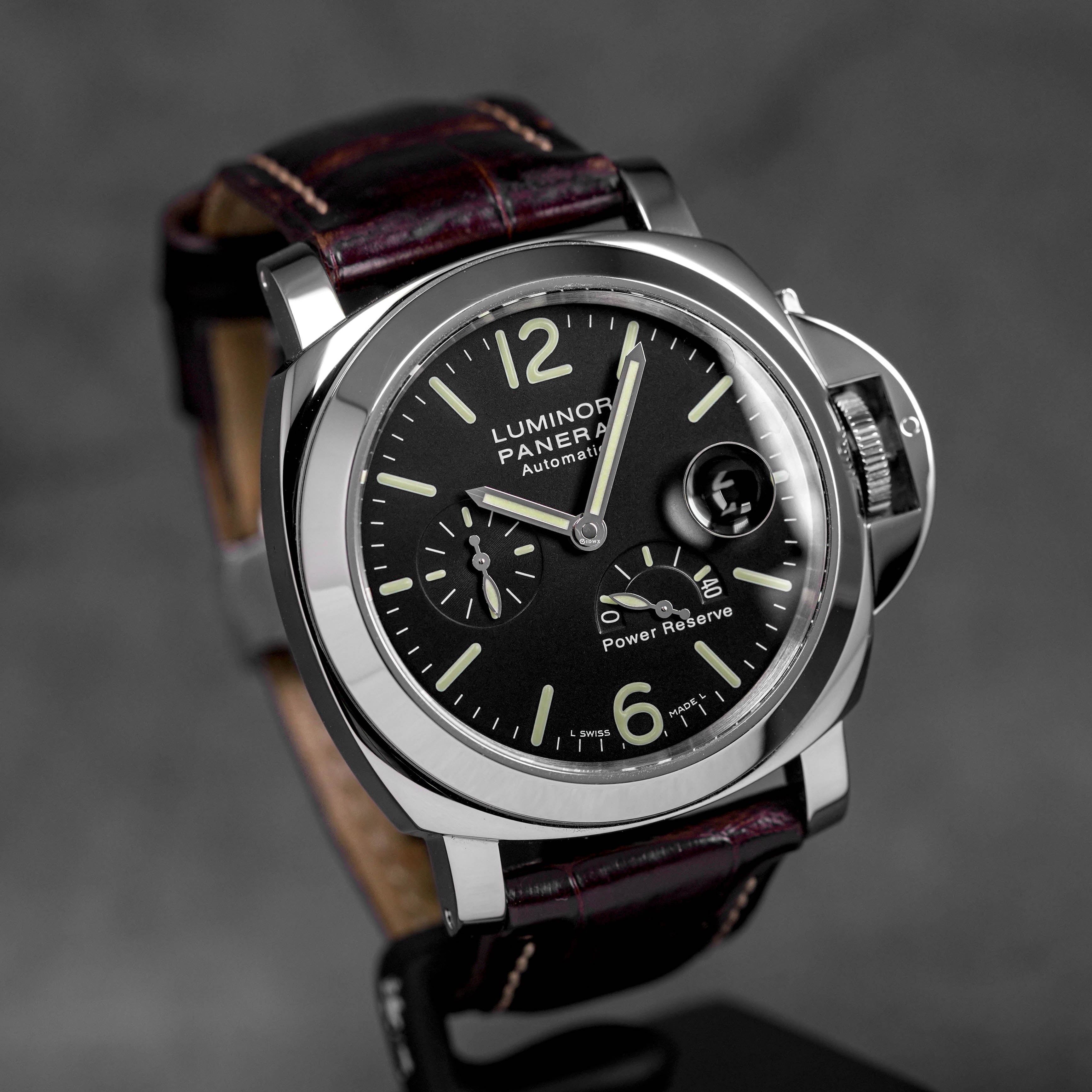 LUMINOR POWER RESERVE 44MM BLACK DIAL PAM 90 (WATCH & BOX)