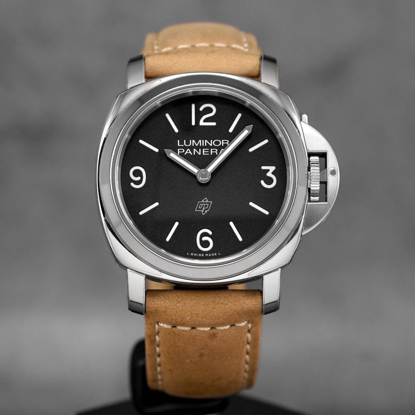 LUMINOR BASE LOGO STEEL BLACK DIAL PAM 1086 (2022)