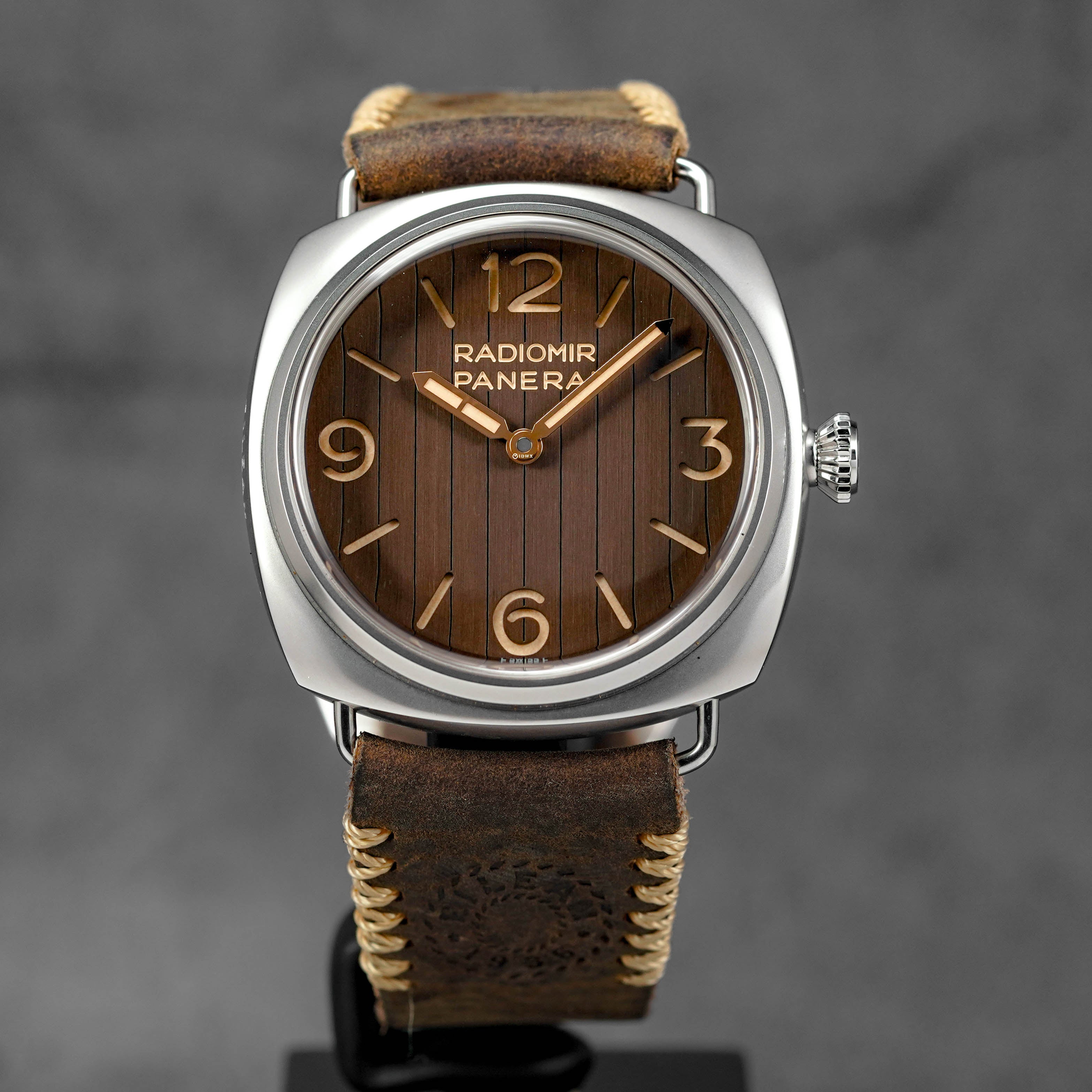 RADIOMIR 'EILEAN 1936' 45MM STEEL PATINA BROWN DIAL PAM 1243 LIMITED EDITION (2023)