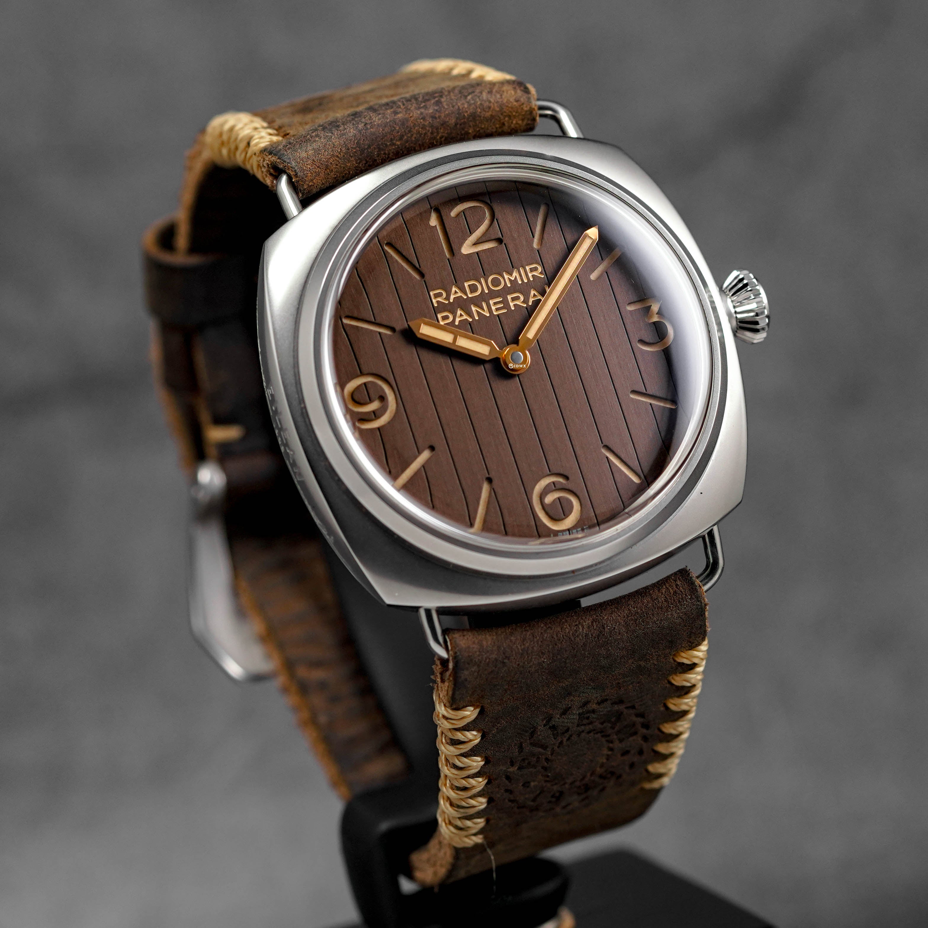 RADIOMIR 'EILEAN 1936' 45MM STEEL PATINA BROWN DIAL PAM 1243 LIMITED EDITION (2023)