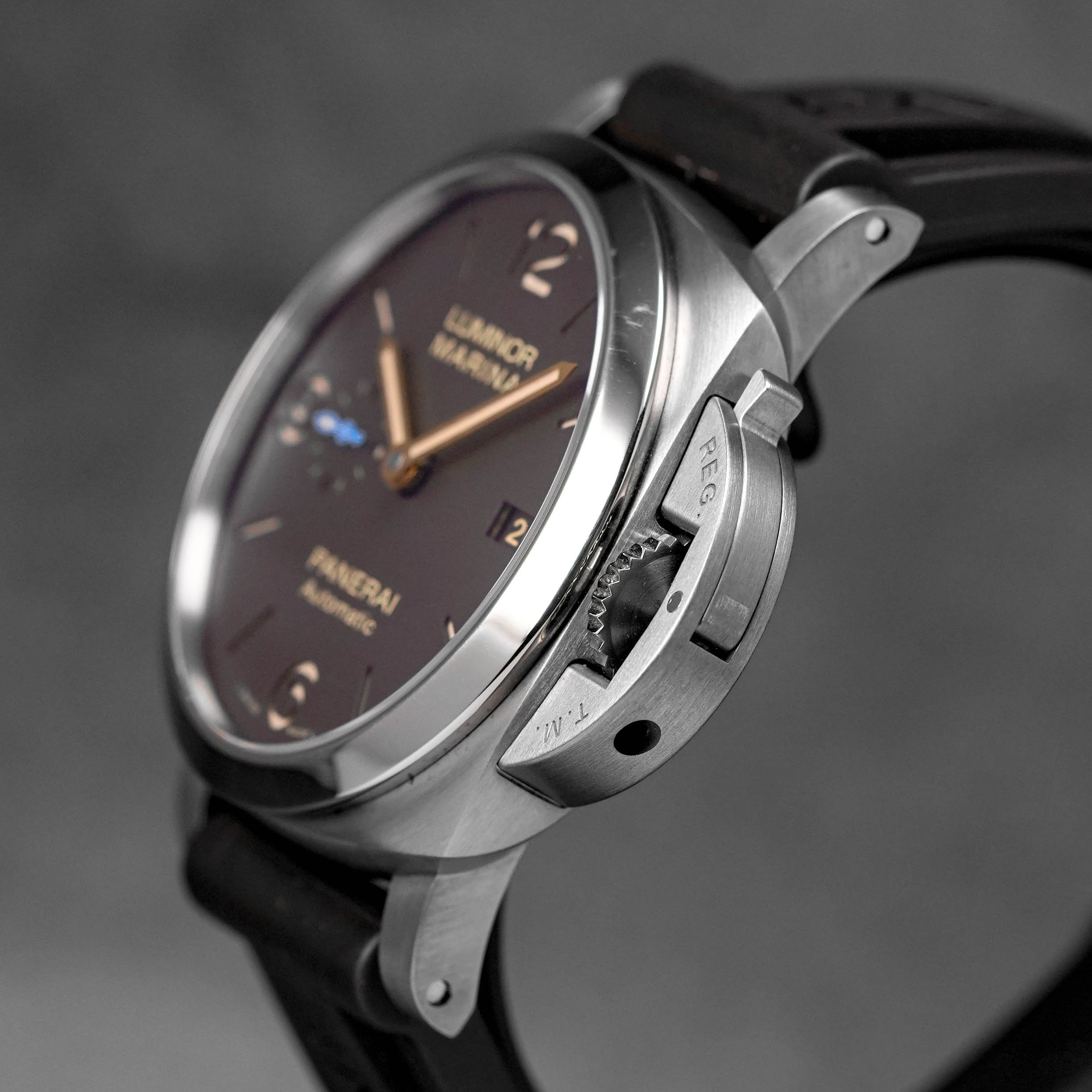 LUMINOR MARINA 1950 3 DAYS 44MM TITANIUM BLACK DIAL PAM 1351 (2018)