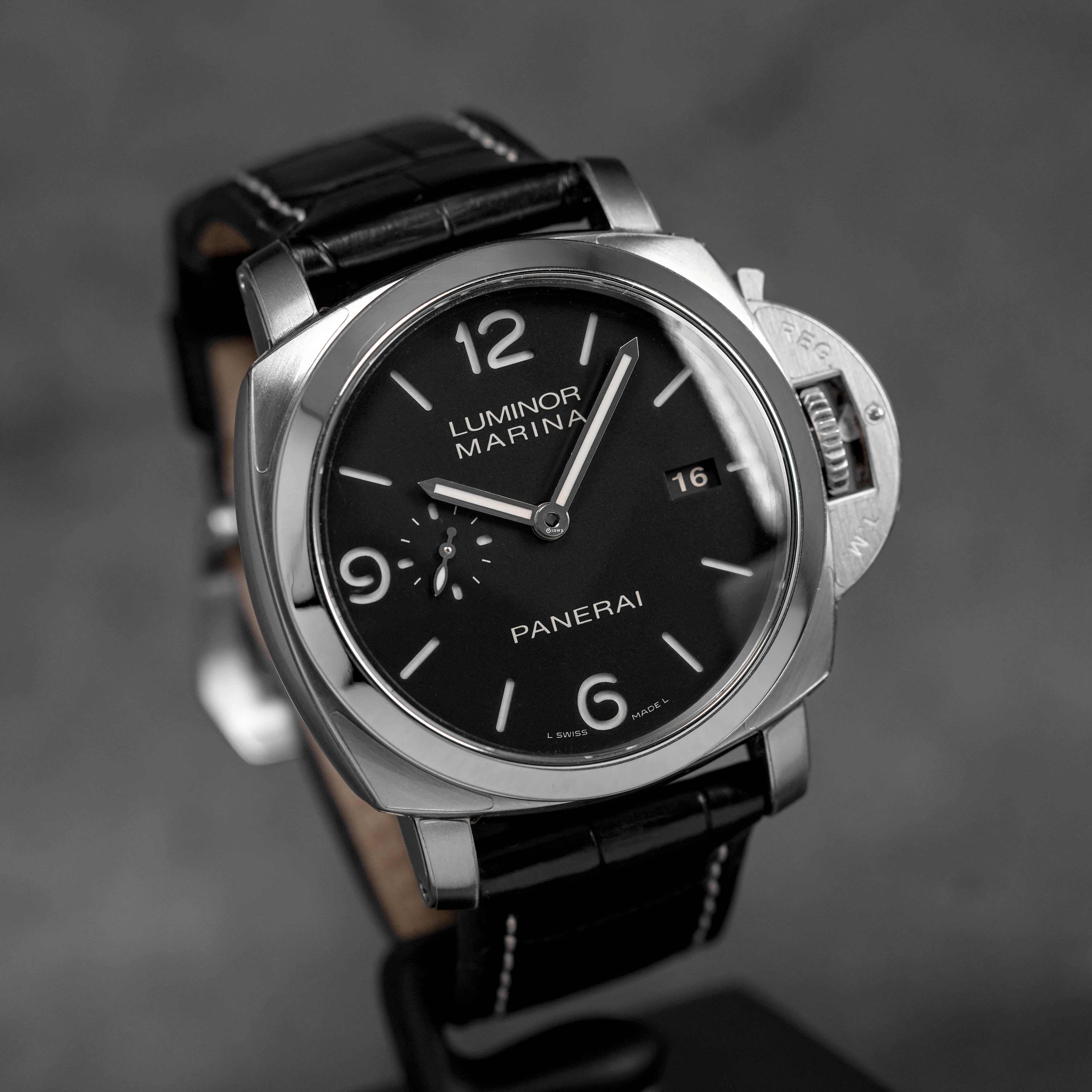 LUMINOR MARINA 3 DAYS 44MM BLACK DIAL PAM 312 (UNDATED)