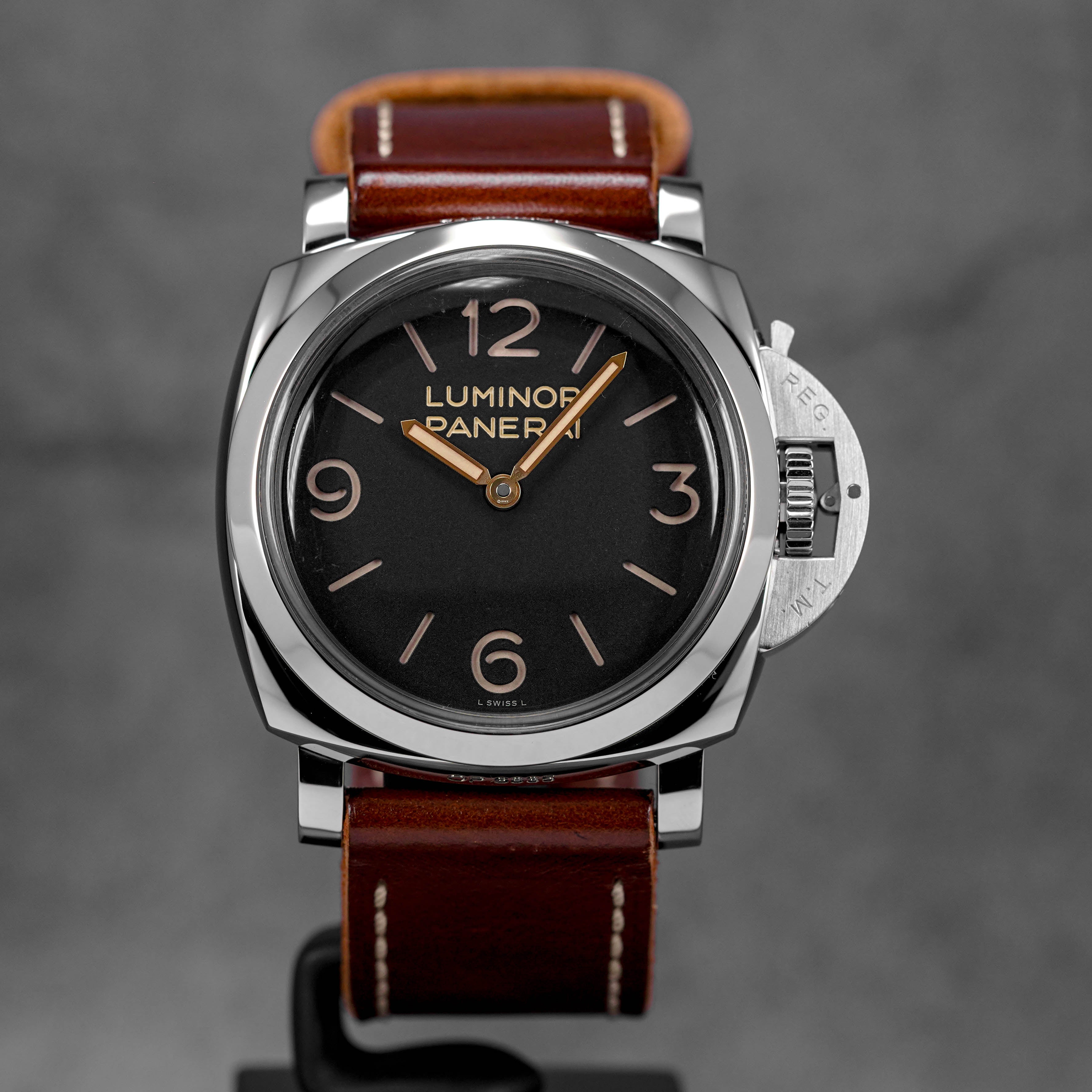 LUMINOR 1950 3 DAYS 47MM BLACK DIAL PAM 372 (UNDATED)