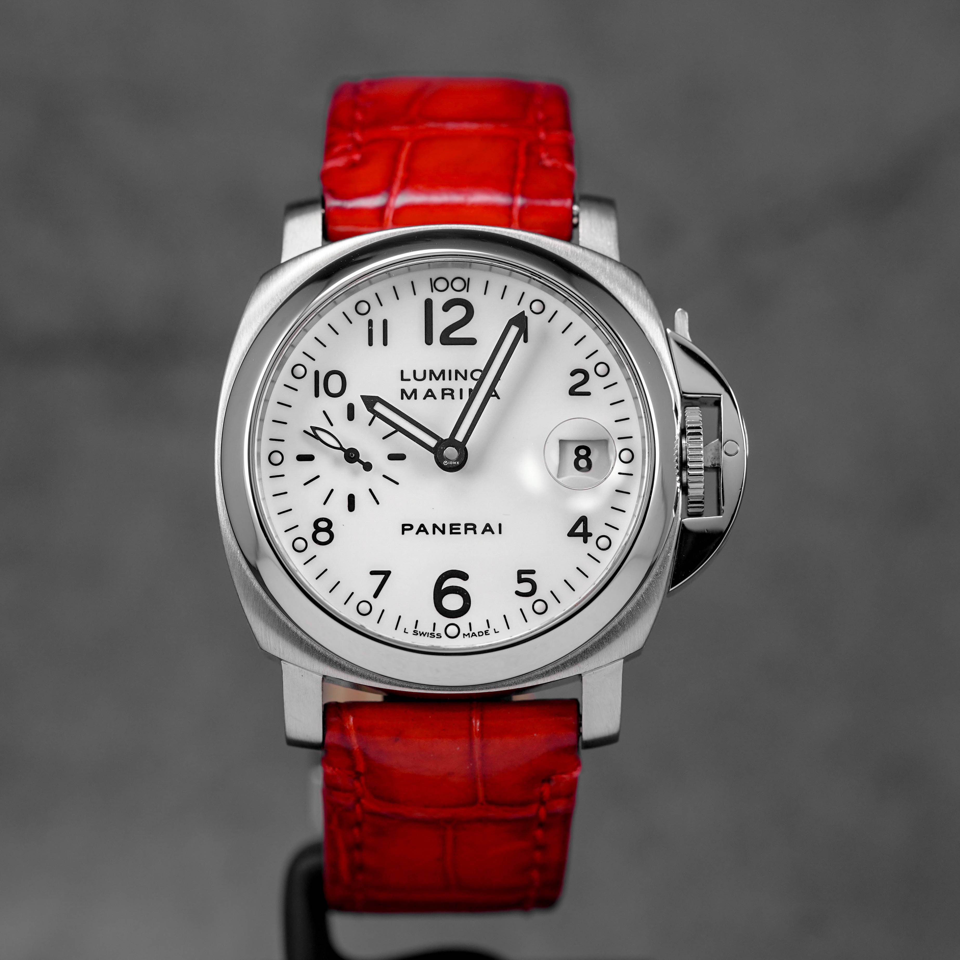 LUMINOR MARINA 40MM WHITE DIAL PAM 49 (WATCH ONLY)