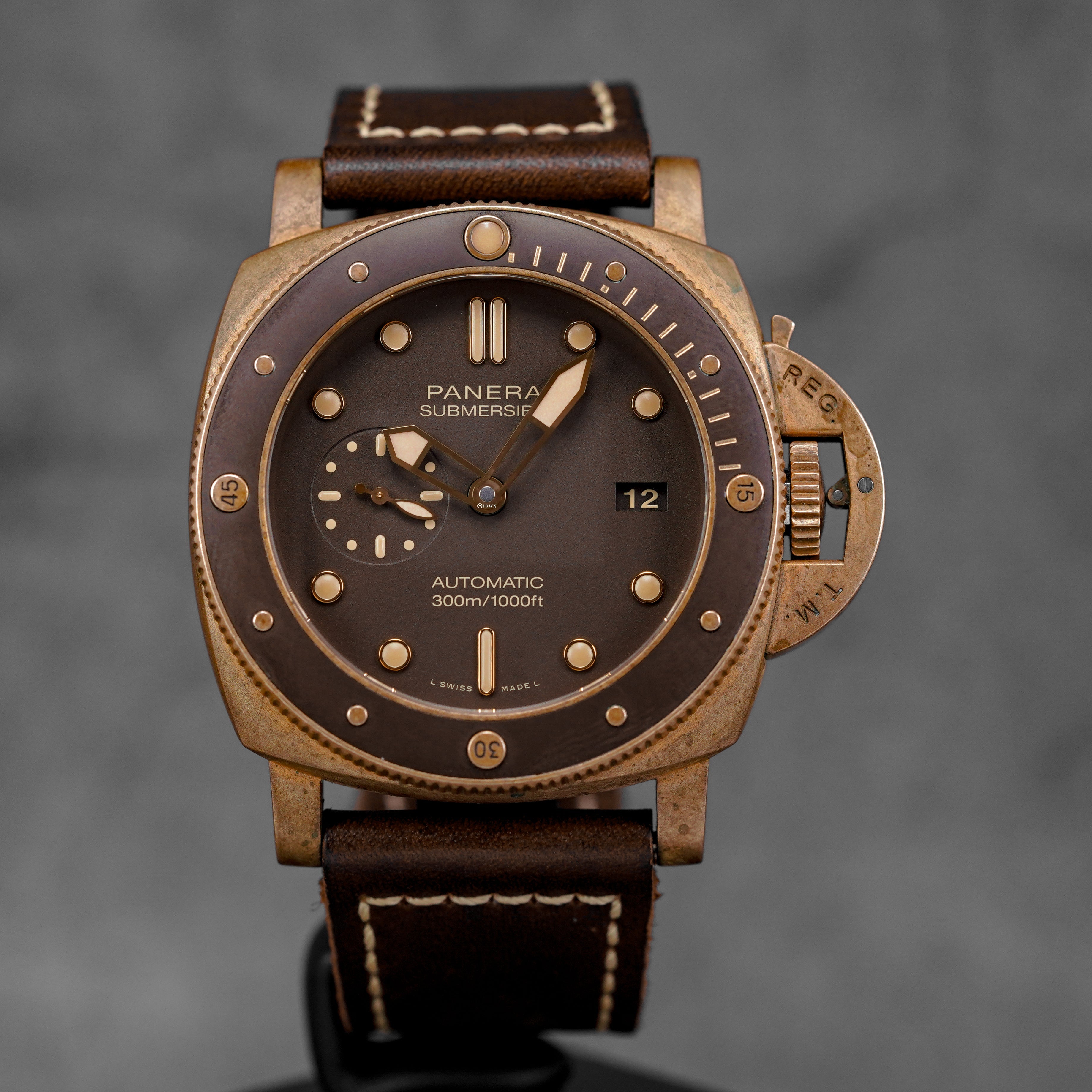 SUBMERSIBLE BRONZO 47MM BROWN DIAL PAM 968 (2020)
