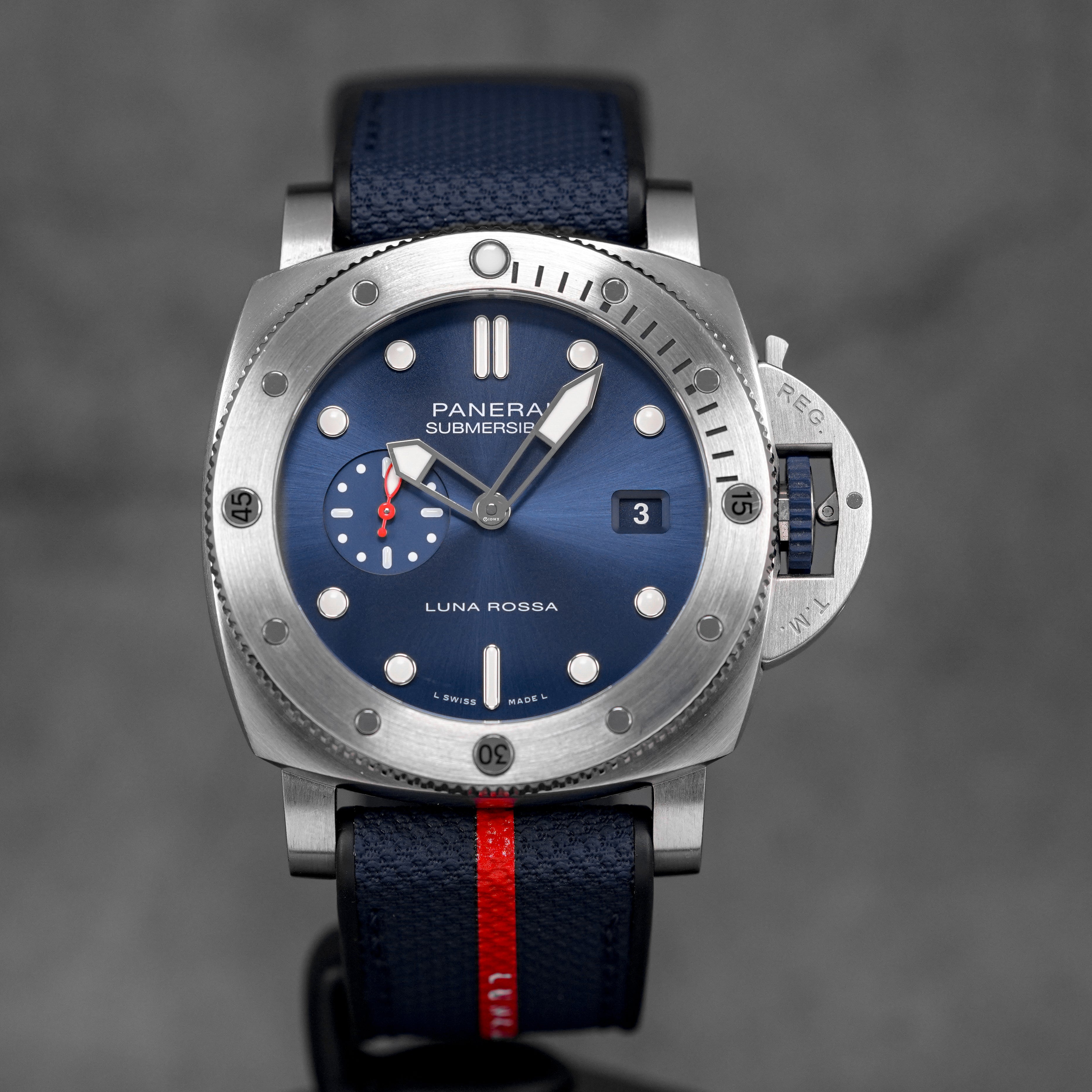 SUBMERSIBLE QUARANTAQUATTRO LUNA ROSSA 44MM BLUE DIAL PAM 1391 LIMITED EDITION (2022)